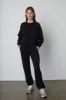 BRITNEY FLEECE SWEATSHIRT IN BLACK sold by Velvet Tees