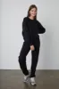 BRITNEY FLEECE SWEATSHIRT IN BLACK sold by Velvet Tees