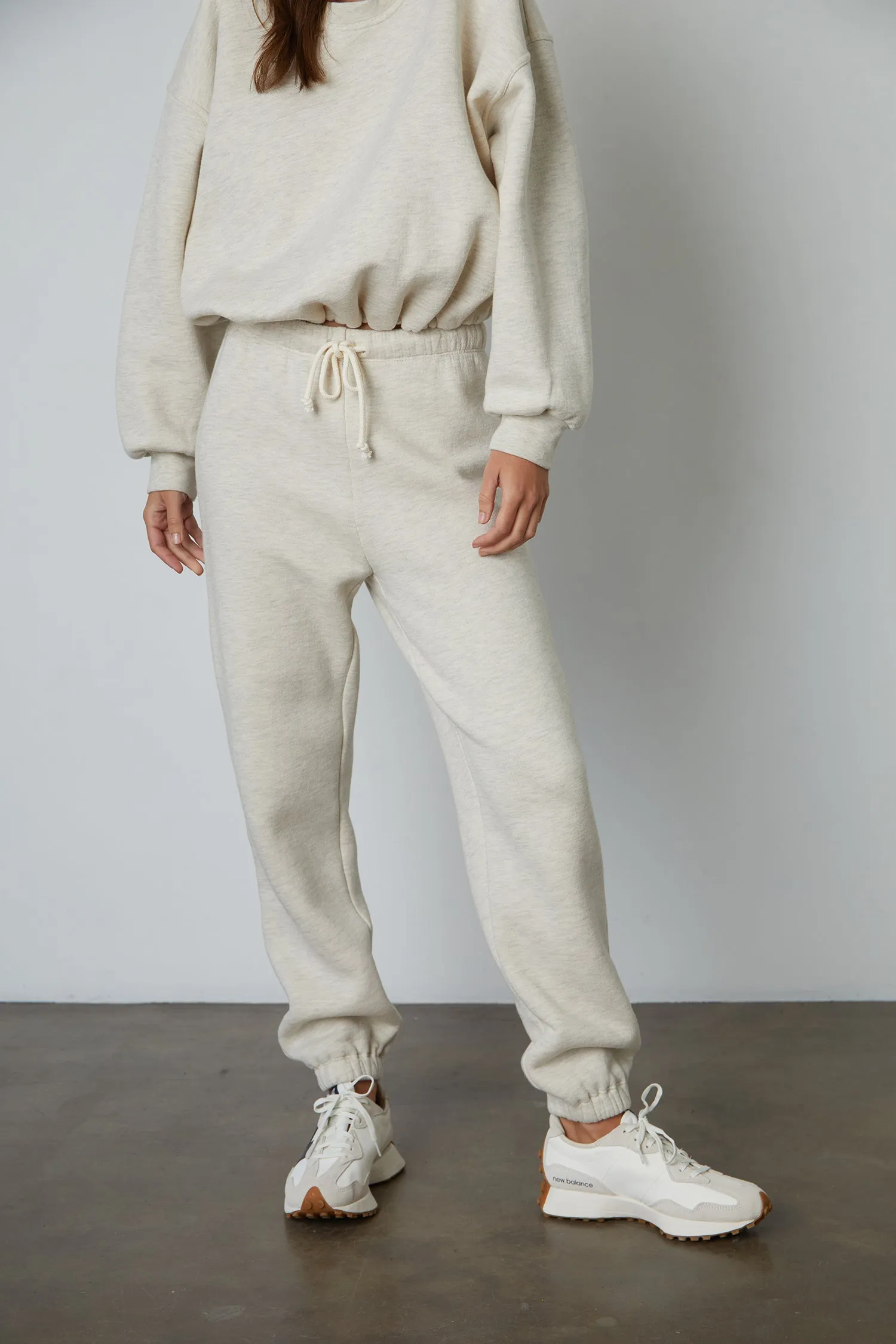 KIMANA DRAWSTRING WAIST SWEATPANT IN ASH sold by Velvet Tees