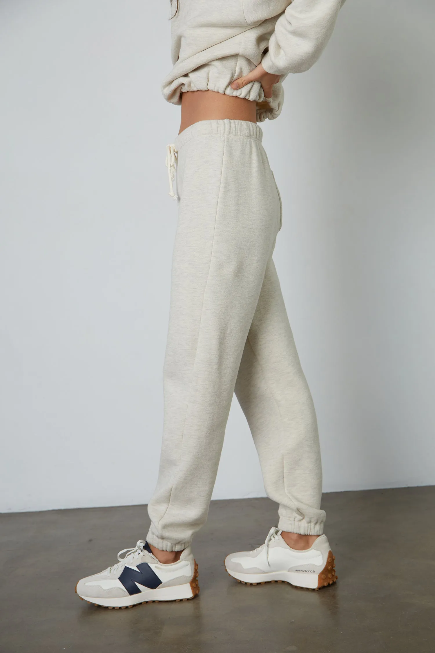 KIMANA DRAWSTRING WAIST SWEATPANT IN ASH sold by Velvet Tees product image thumbnail 2