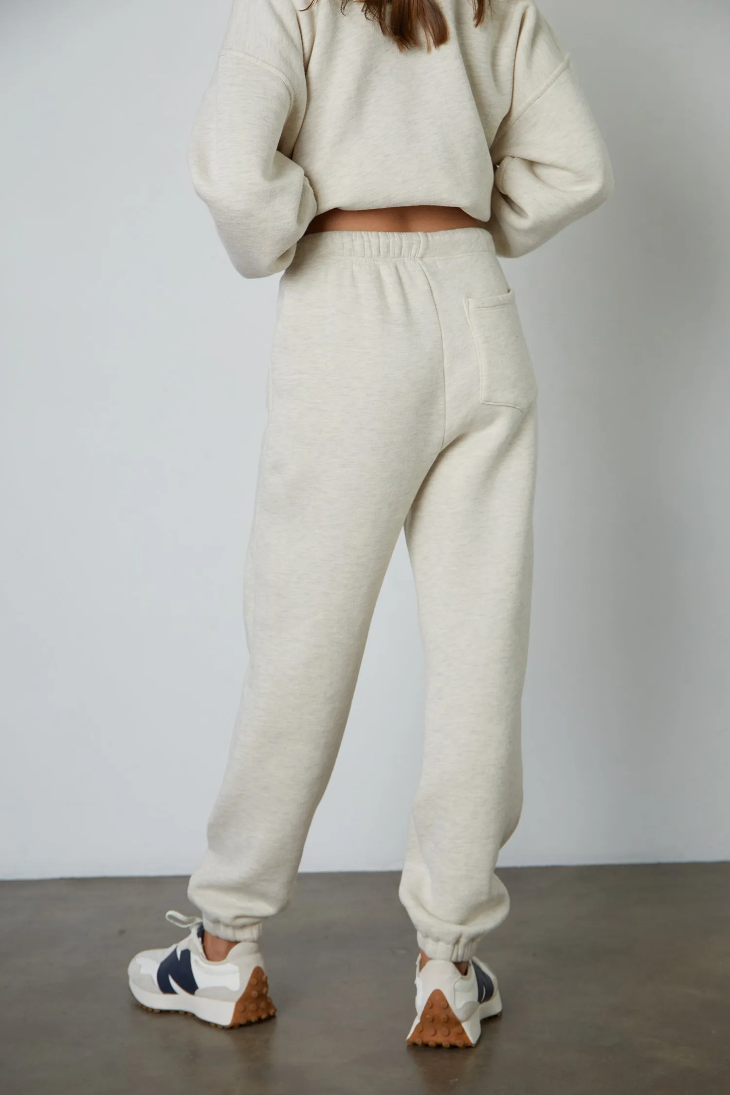 KIMANA DRAWSTRING WAIST SWEATPANT IN ASH sold by Velvet Tees product image thumbnail 3