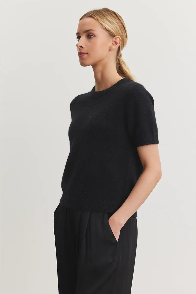 LAYTON KNIT TOP IN BLACK sold by Velvet Tees product image thumbnail 2