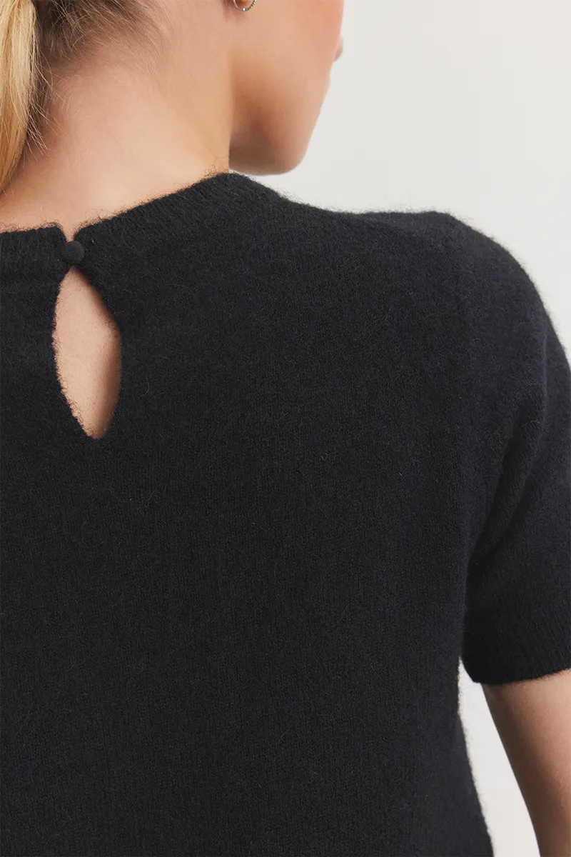LAYTON KNIT TOP IN BLACK sold by Velvet Tees product image thumbnail 4
