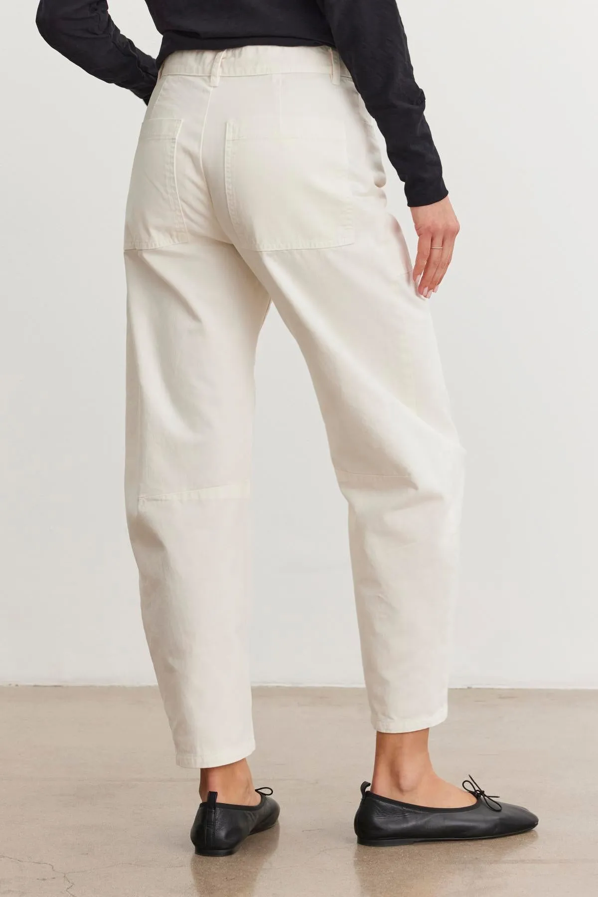 BRYLIE TROUSER IN IVORY sold by Velvet Tees product image thumbnail 4