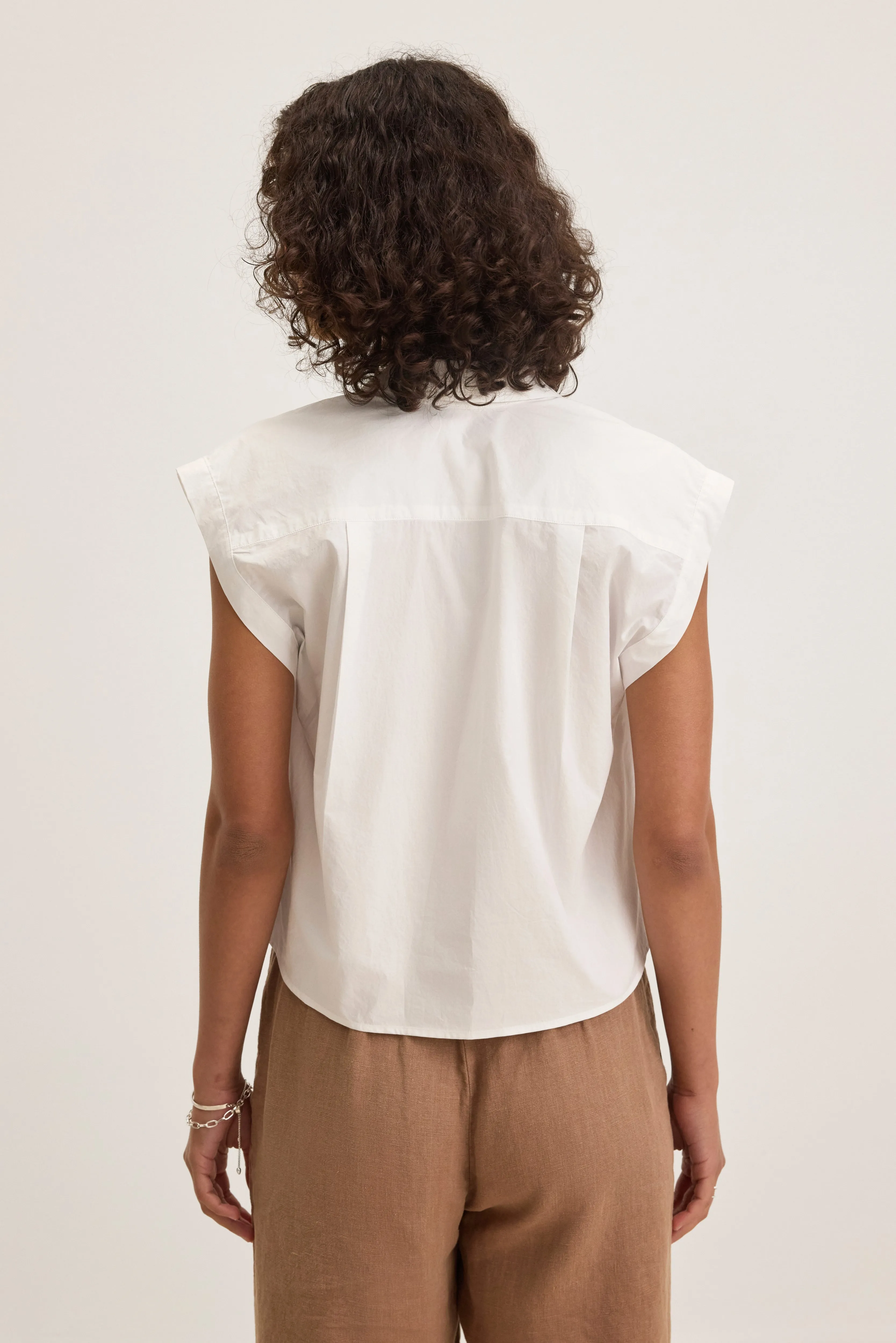 FLORENCE TOP IN WHITE sold by Velvet Tees product image thumbnail 4