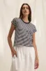 TASH TEE IN NAVY sold by Velvet Tees