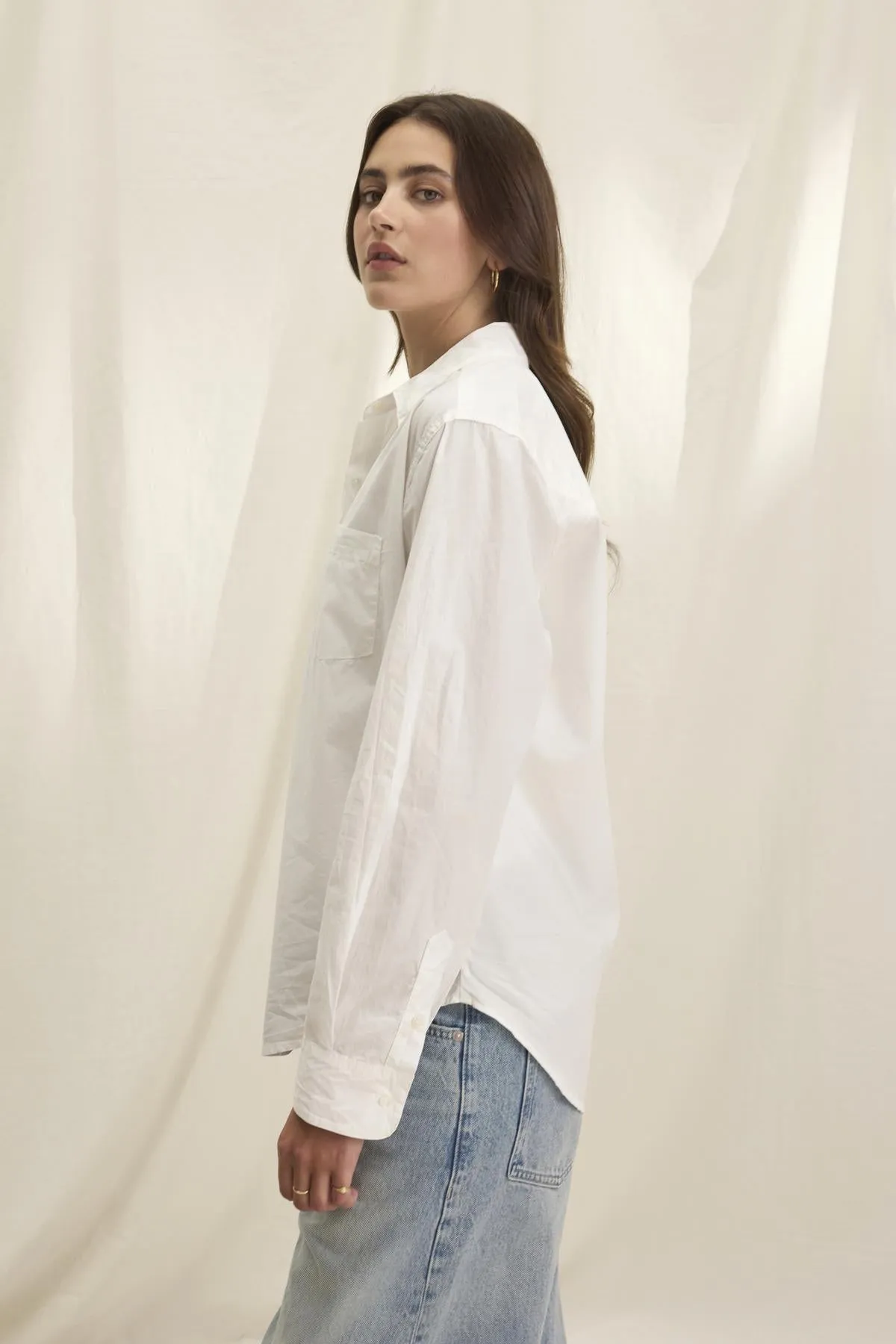 GRACE SHIRT IN WHITE sold by Velvet Tees product image thumbnail 4