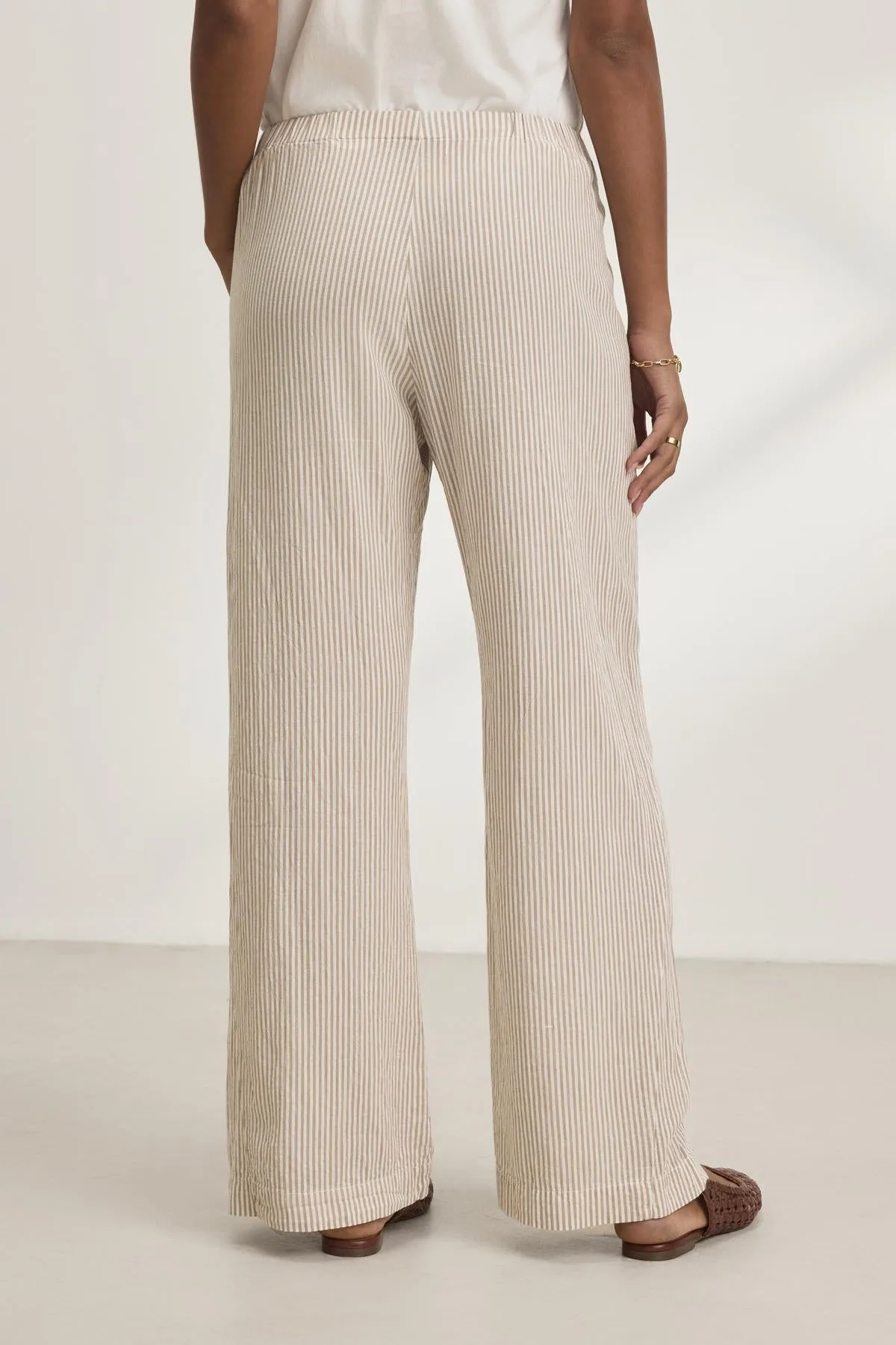 KELLY PANT IN OATMEAL sold by Velvet Tees product image thumbnail 4