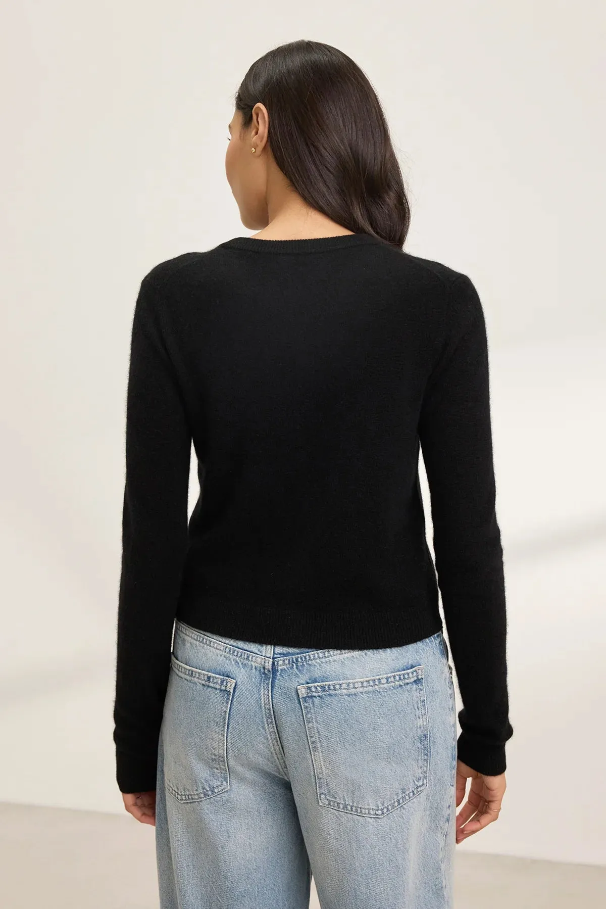CHRICHET CARDIGAN IN BLACK sold by Velvet Tees product image thumbnail 4