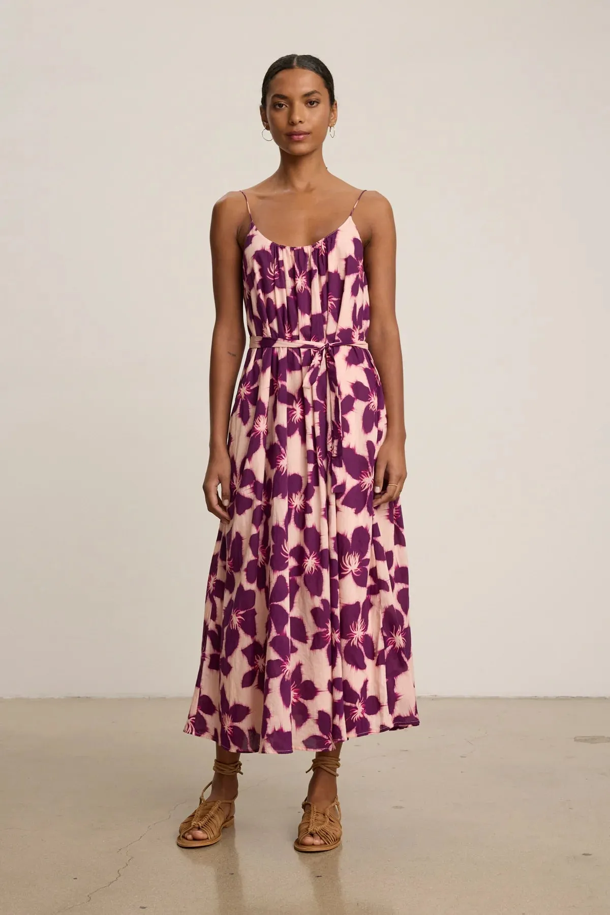 ALEXA DRESS IN BERRY sold by Velvet Tees