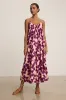 ALEXA DRESS IN BERRY sold by Velvet Tees