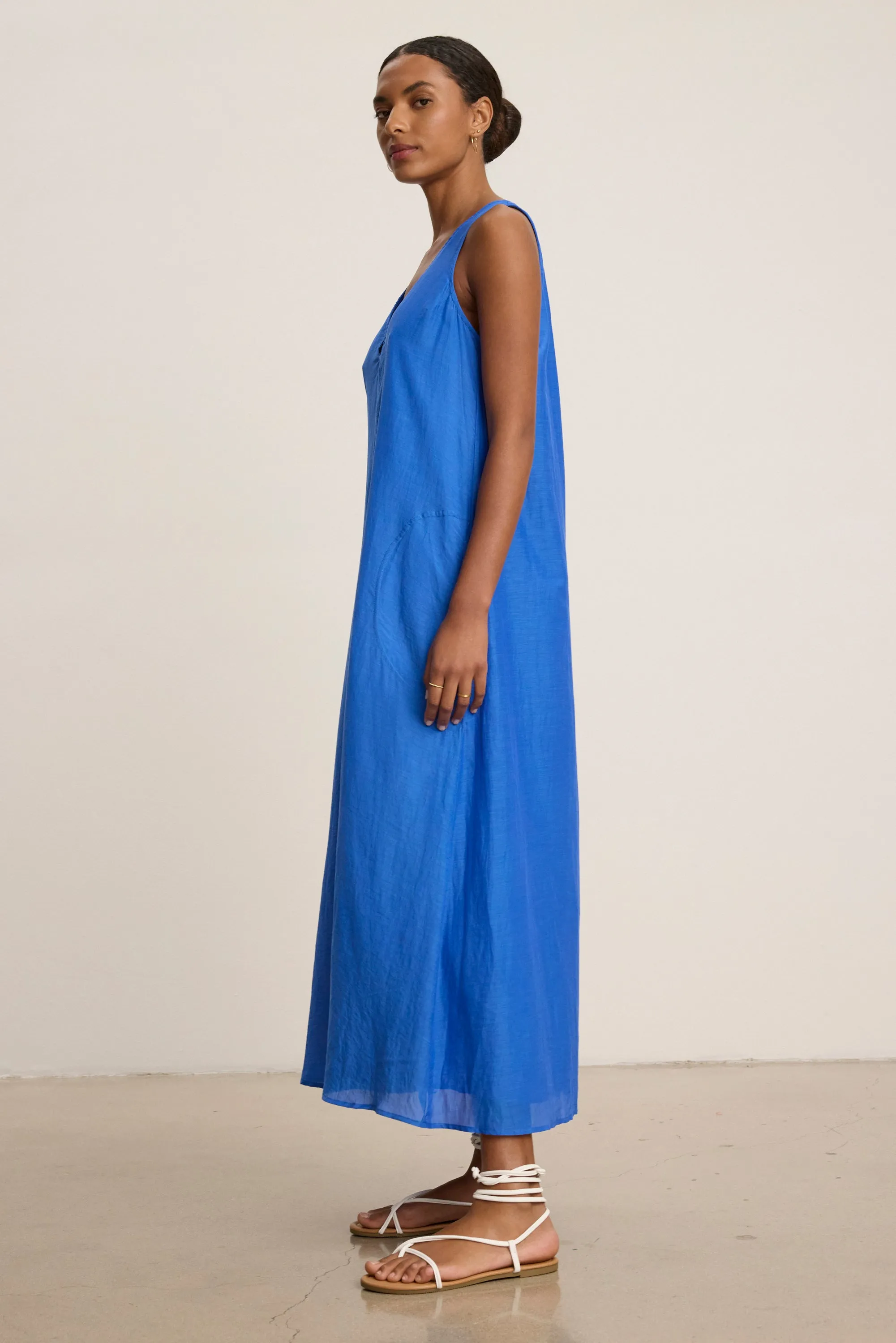 CAROL DRESS IN LAPIS sold by Velvet Tees product image thumbnail 2
