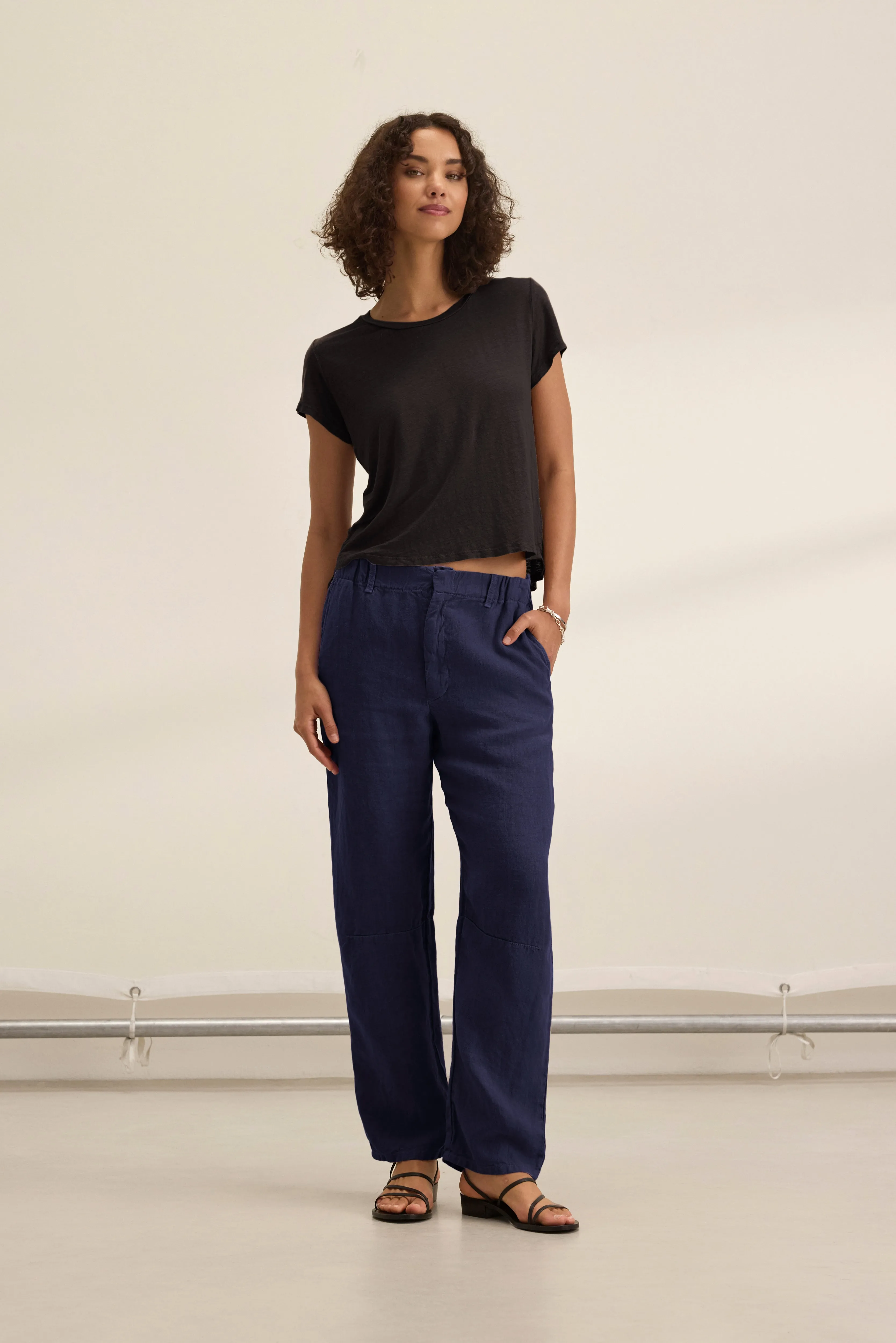 TAYLOR PANTS IN NAVY sold by Velvet Tees product image thumbnail 5