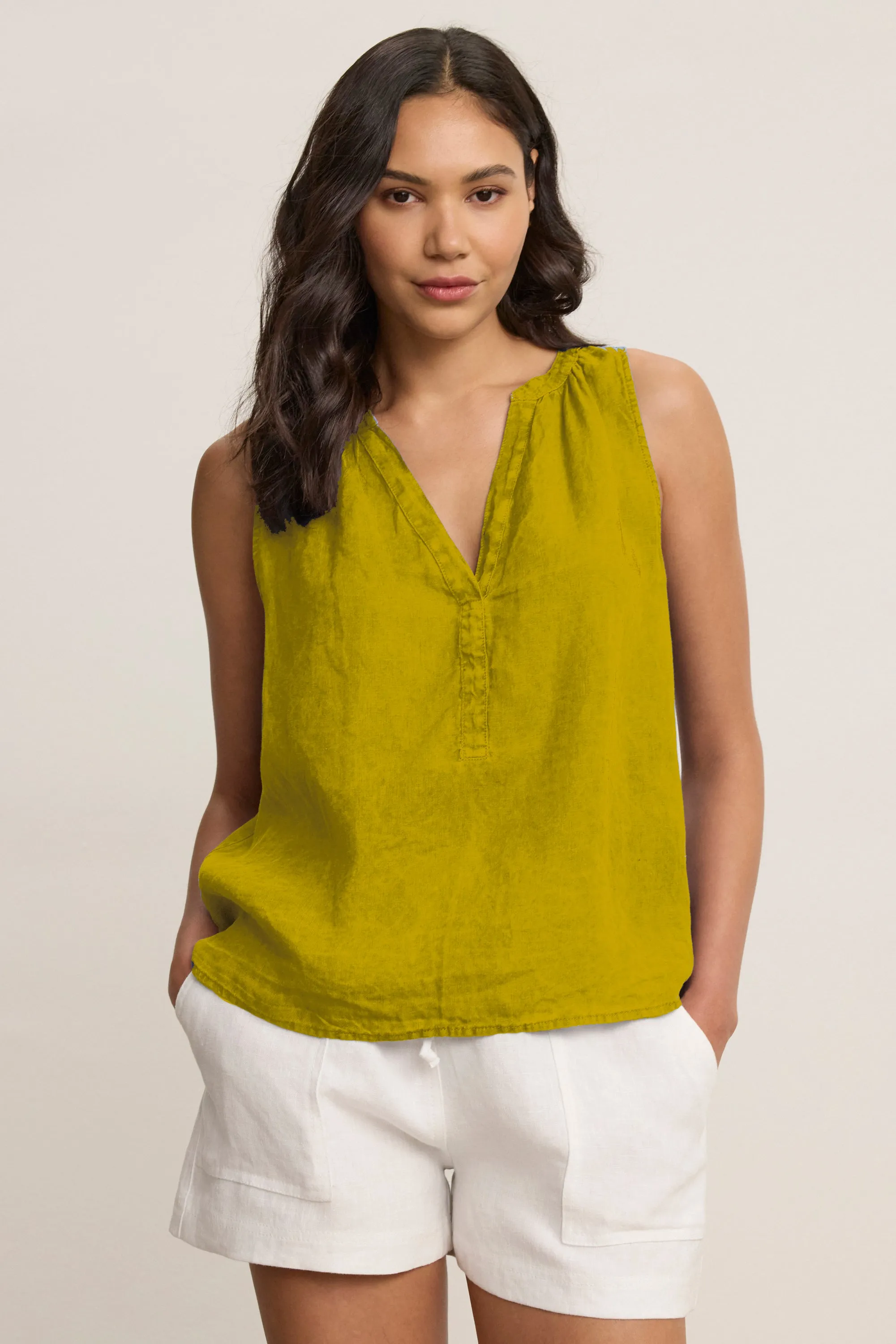 TACY TOP IN DANDELION sold by Velvet Tees