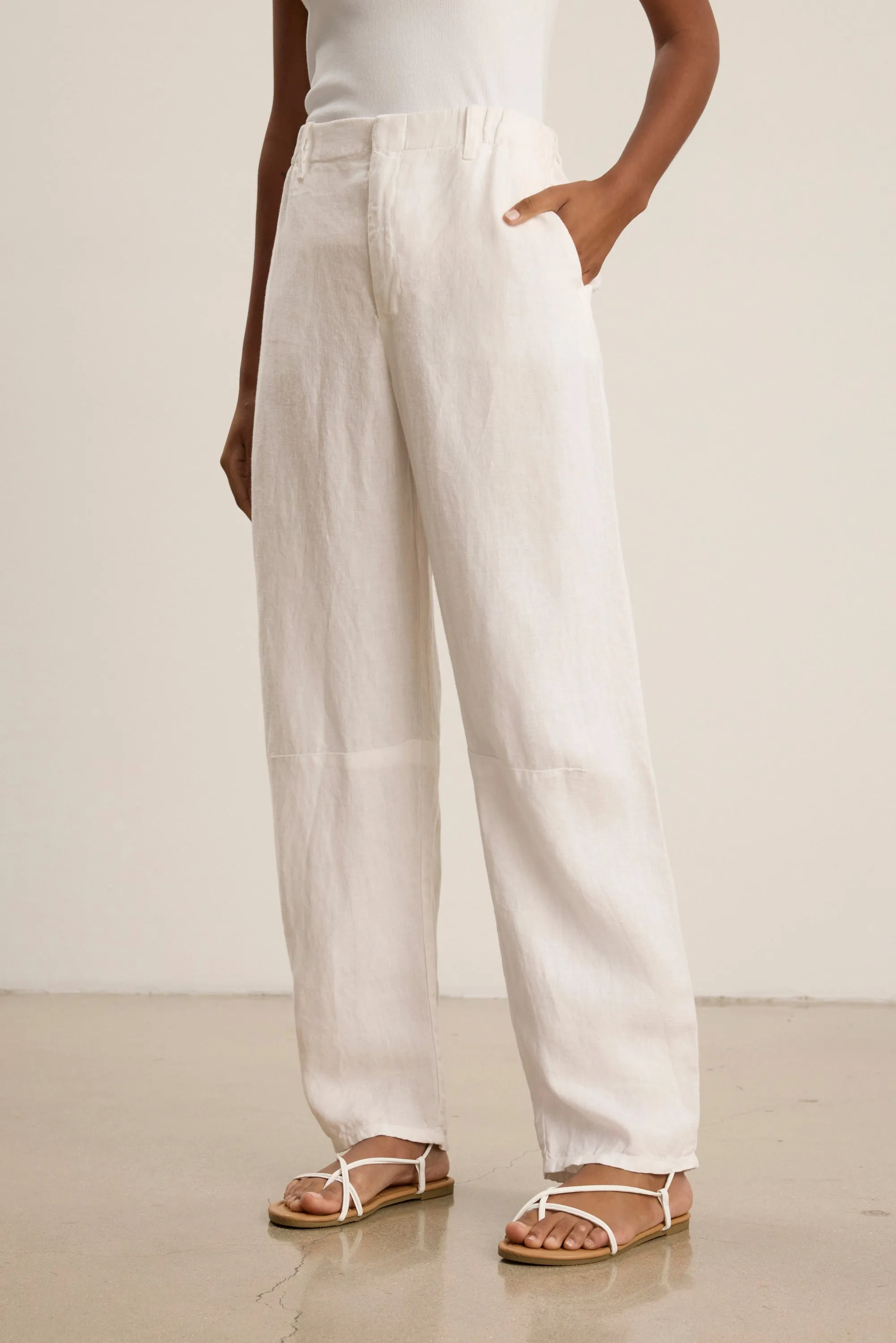 TAYLOR PANTS IN CHALK sold by Velvet Tees product image thumbnail 2