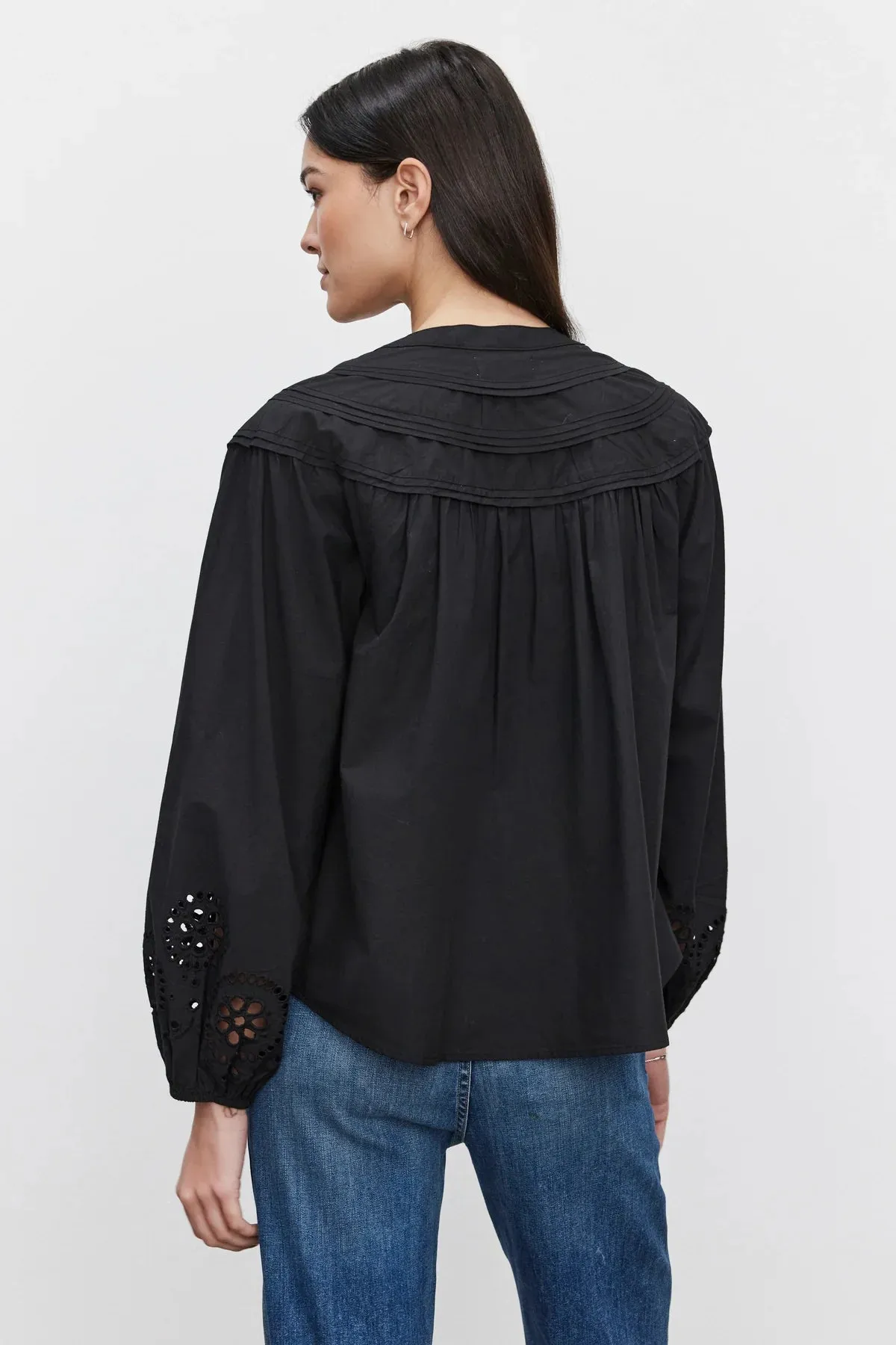 CARDEN TOP IN BLACK sold by Velvet Tees product image thumbnail 2