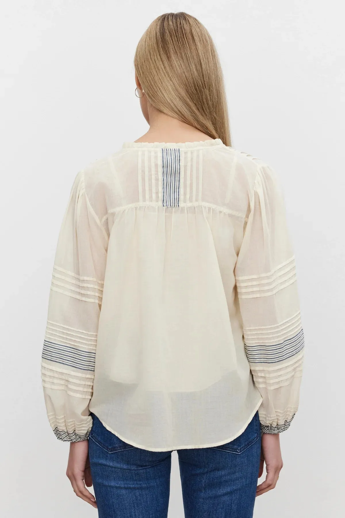 MATILDA TOP IN CREAM sold by Velvet Tees product image thumbnail 3
