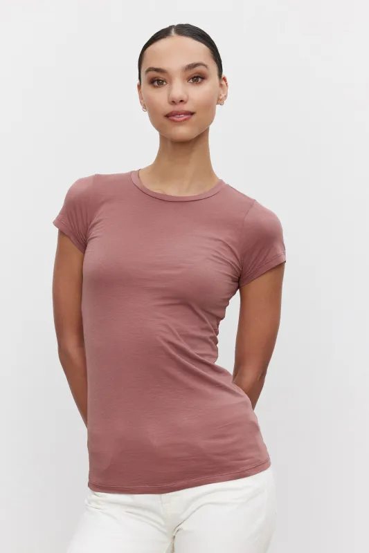 JEMMA TOP BLUSH sold by Velvet Tees