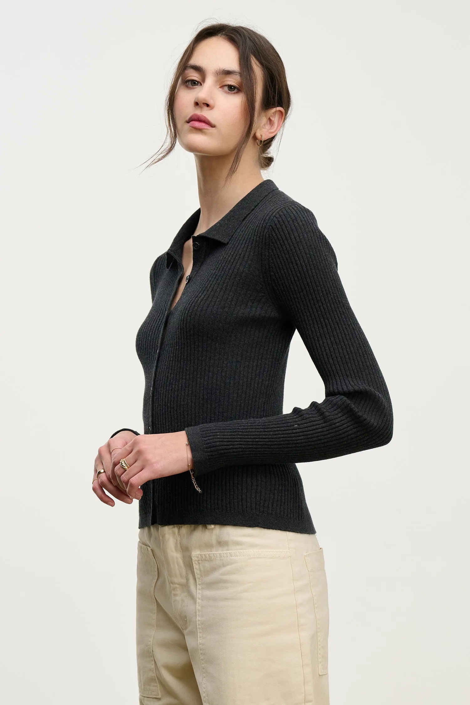 NIKKI CARDIGAN IN BLACK sold by Velvet Tees product image thumbnail 4