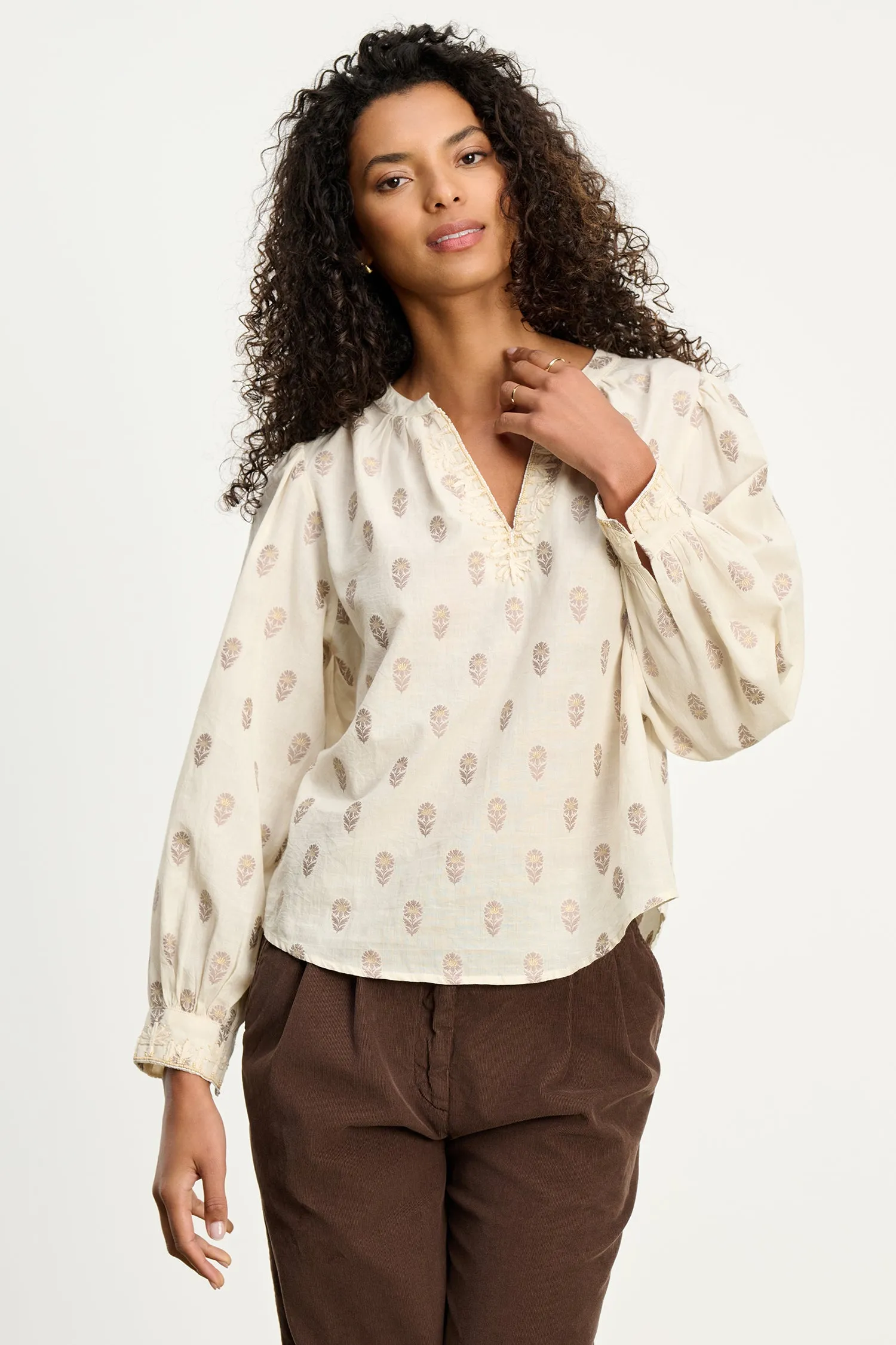 ANA BLOUSE IN MULTI sold by Velvet Tees product image thumbnail 4