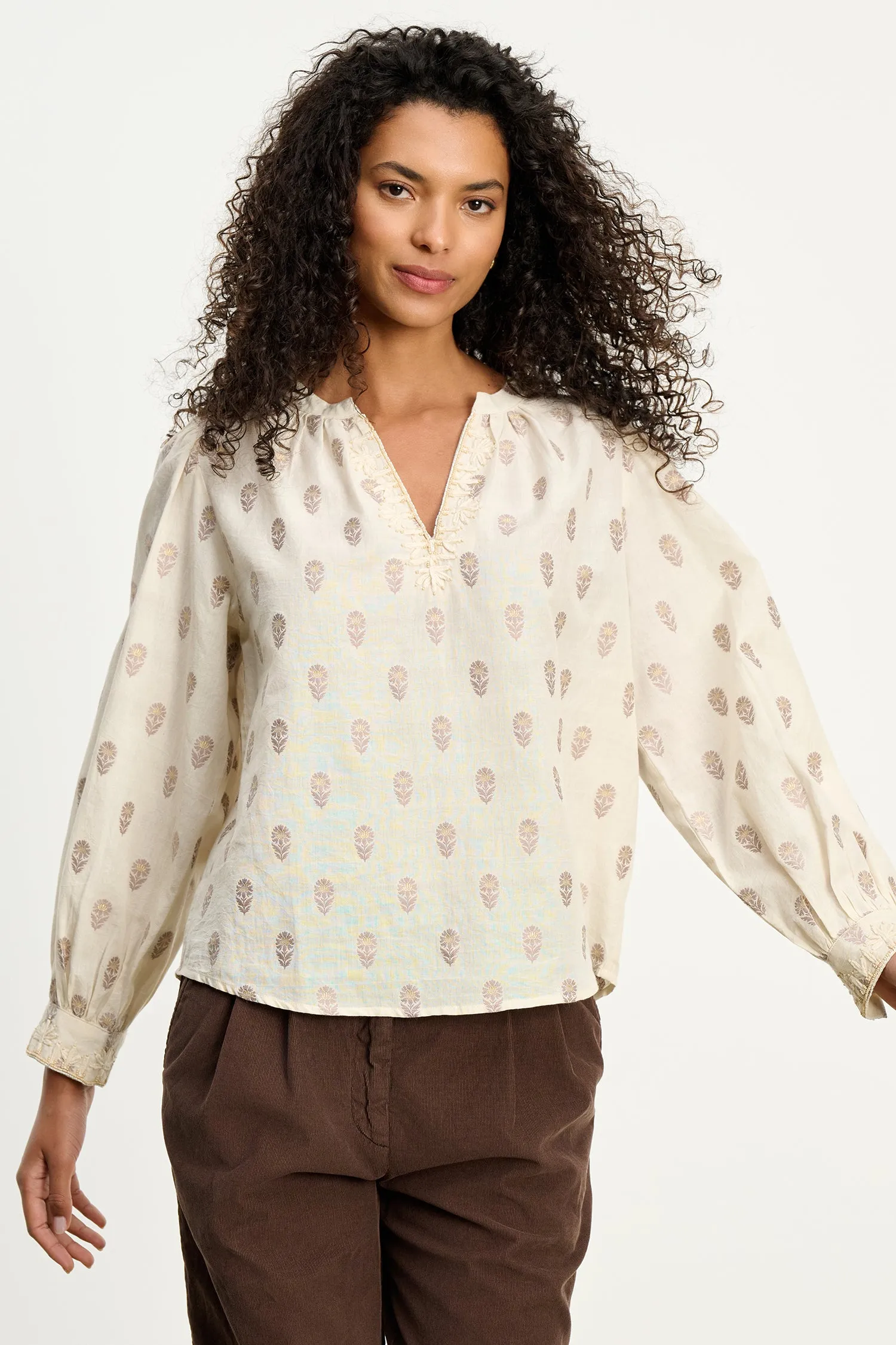 ANA BLOUSE IN MULTI sold by Velvet Tees product image thumbnail 5