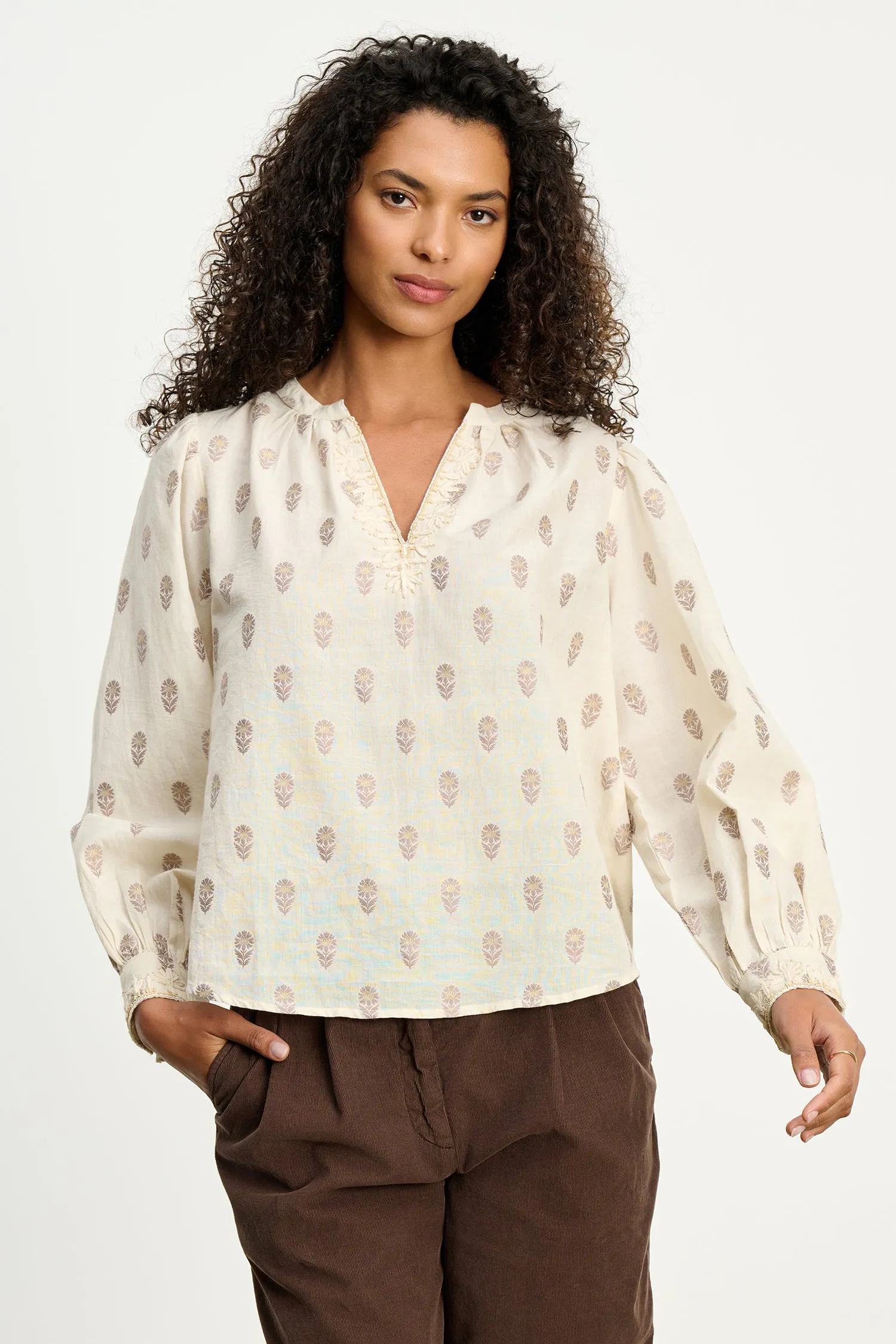 ANA BLOUSE IN MULTI sold by Velvet Tees product image thumbnail 2