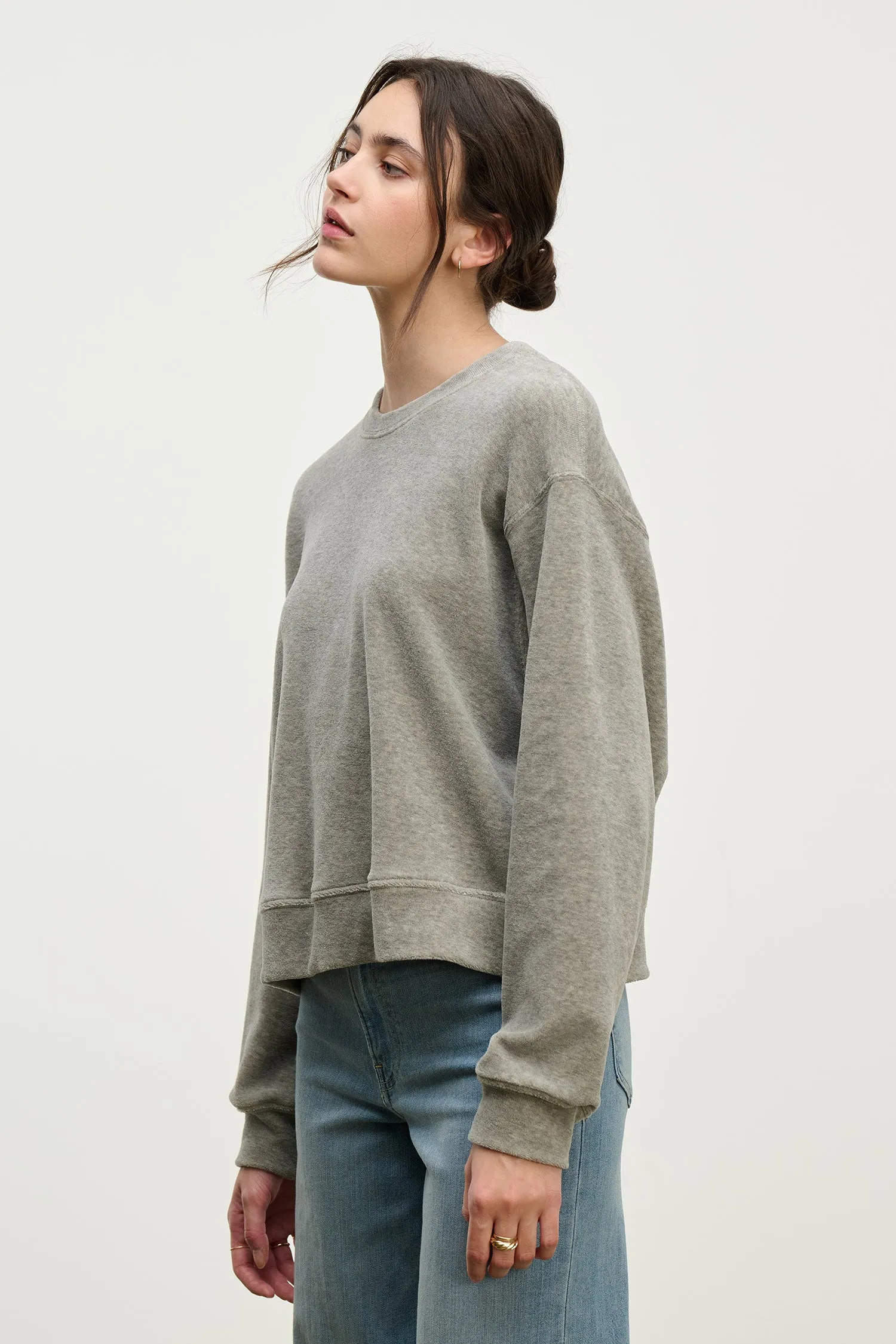 HALIMA SWEATER IN GREY sold by Velvet Tees product image thumbnail 4