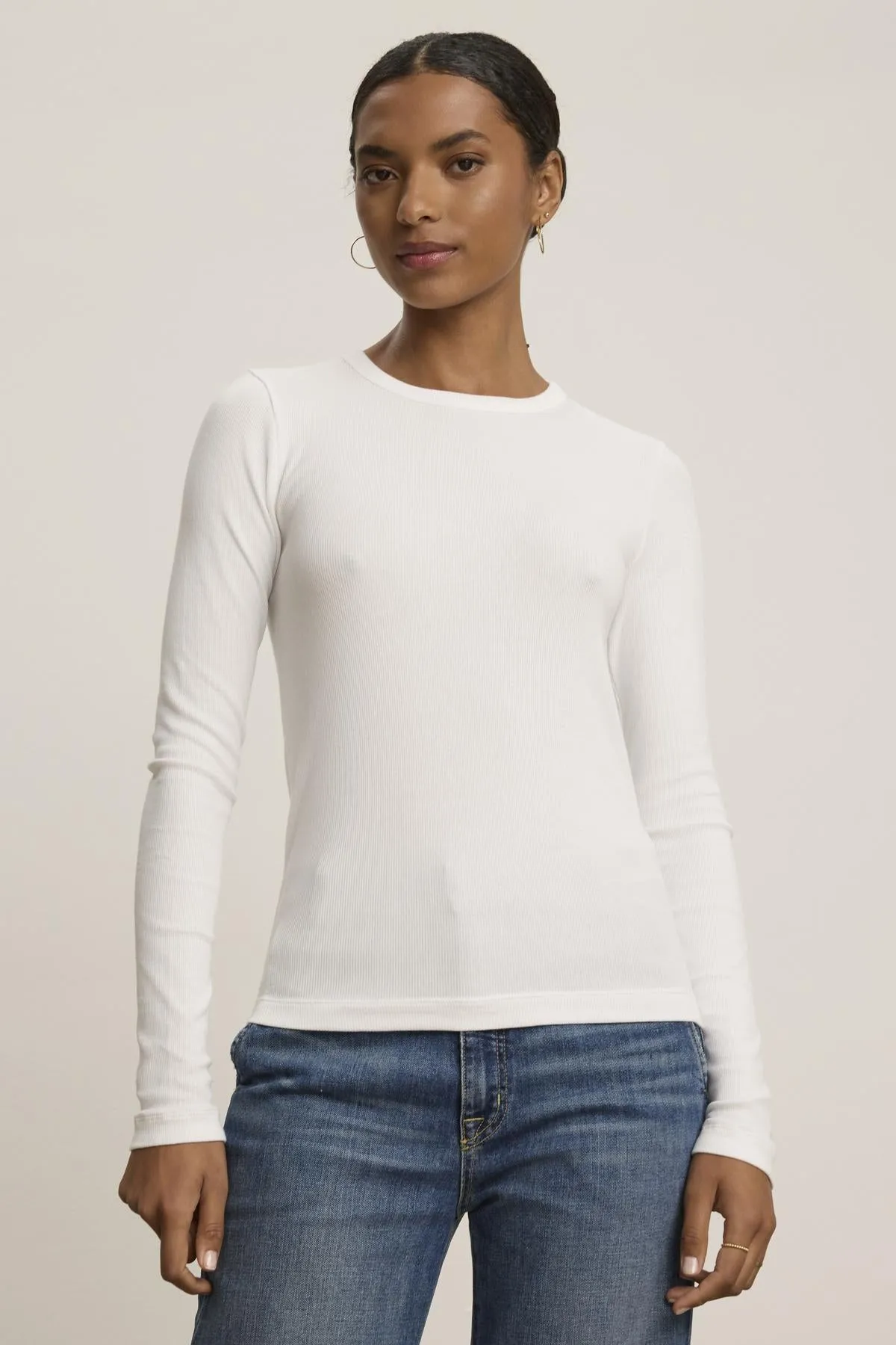 CAMINO TOP IN WHITE sold by Velvet Tees product image thumbnail 3