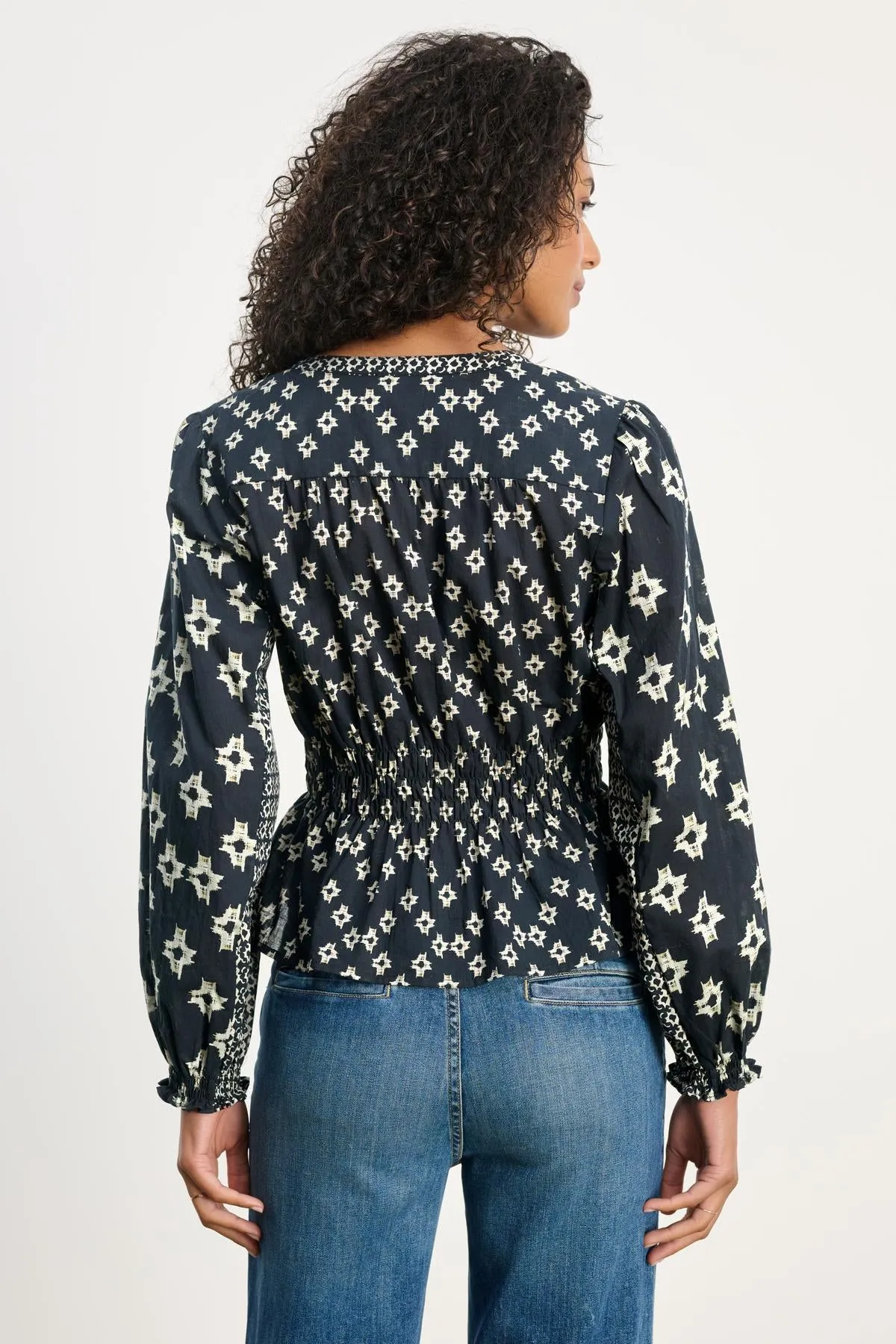 CHARLOTTE TOP IN MIDNIGHT sold by Velvet Tees product image thumbnail 5