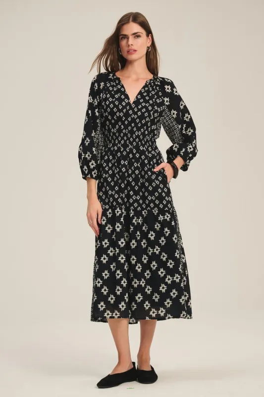 ELEN DRESS IN MIDNIGHT sold by Velvet Tees