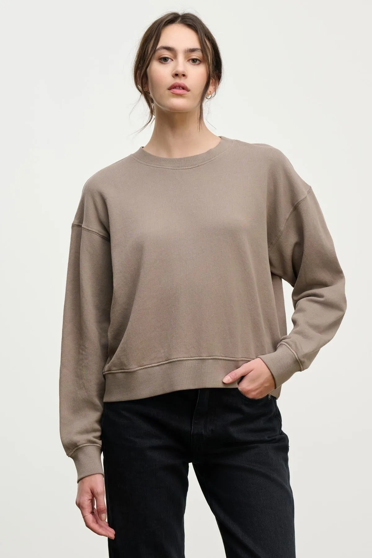 YNEZ SWEATER IN SYCAMORE sold by Velvet Tees