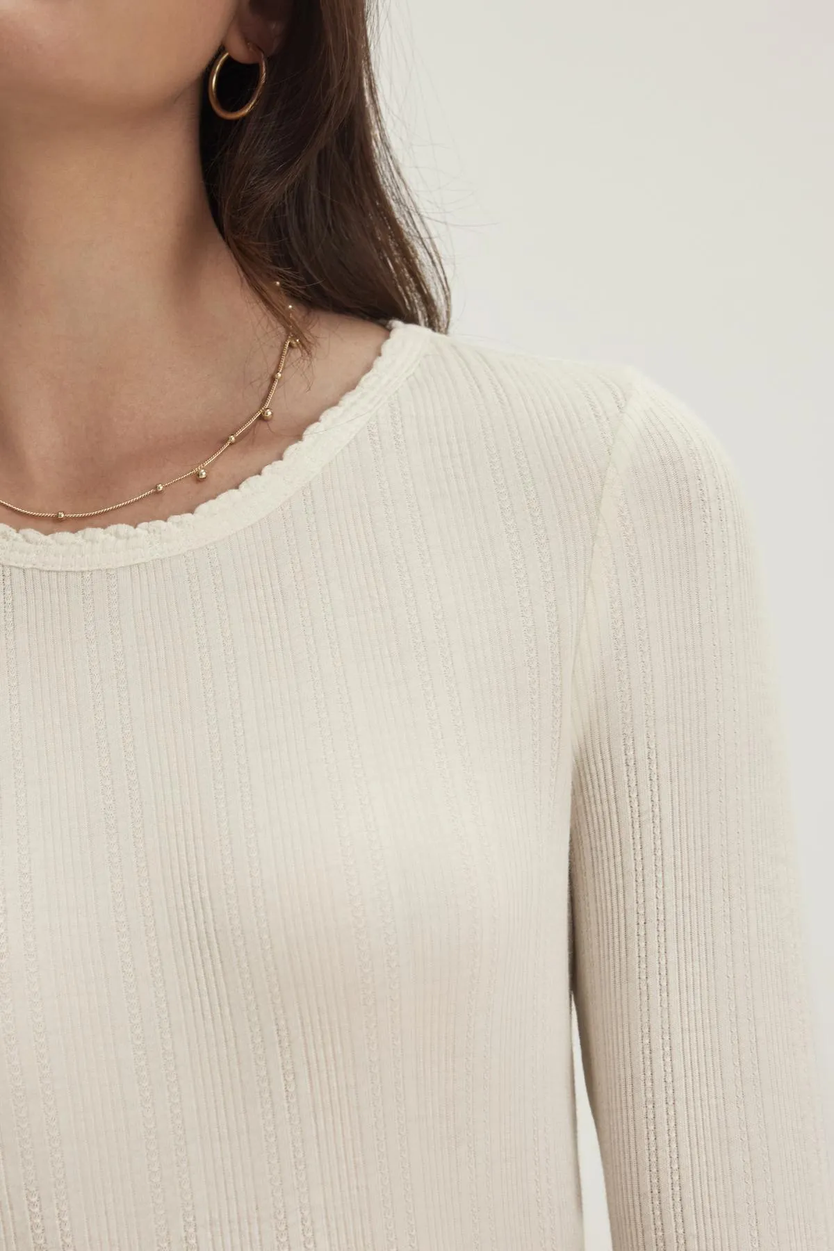 MAURI TOP IN WHITE sold by Velvet Tees product image thumbnail 2