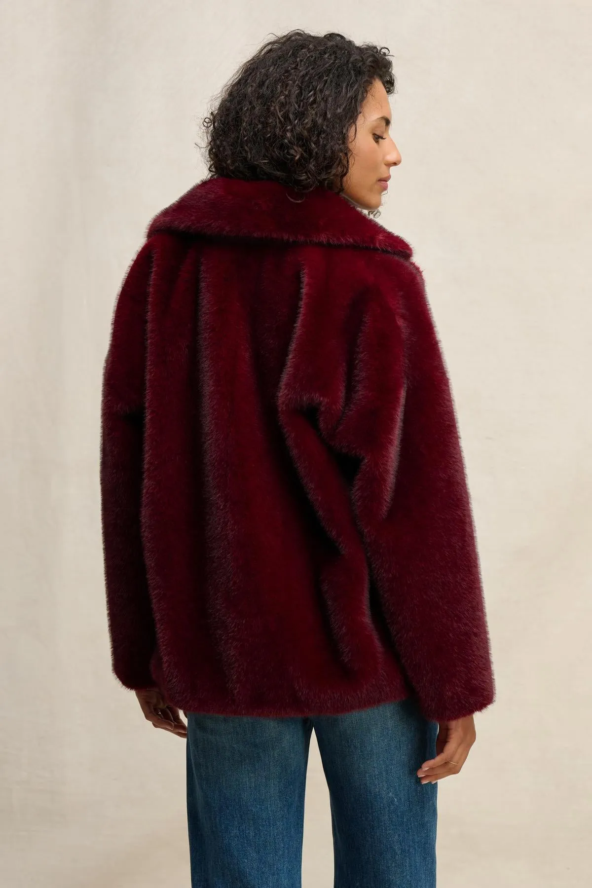 CAROLYN JACKET IN BURGUNDY sold by Velvet Tees product image thumbnail 5