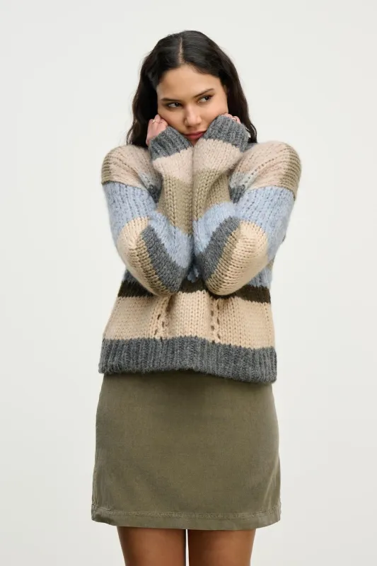 RINA ALPACA SWEATER IN MULTI sold by Velvet Tees