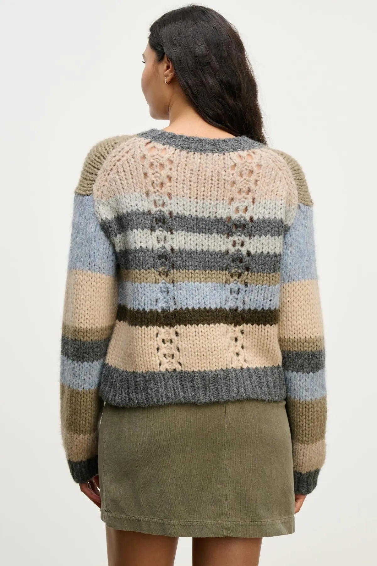 RINA ALPACA SWEATER IN MULTI sold by Velvet Tees product image thumbnail 3