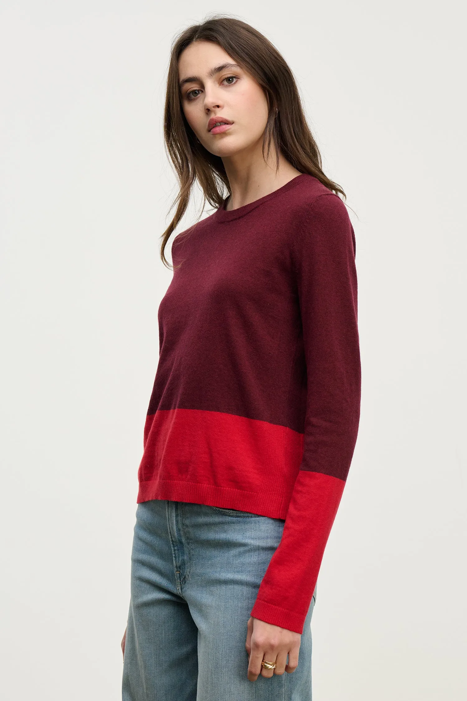 ROXY SWEATER IN SYRAH sold by Velvet Tees product image thumbnail 2
