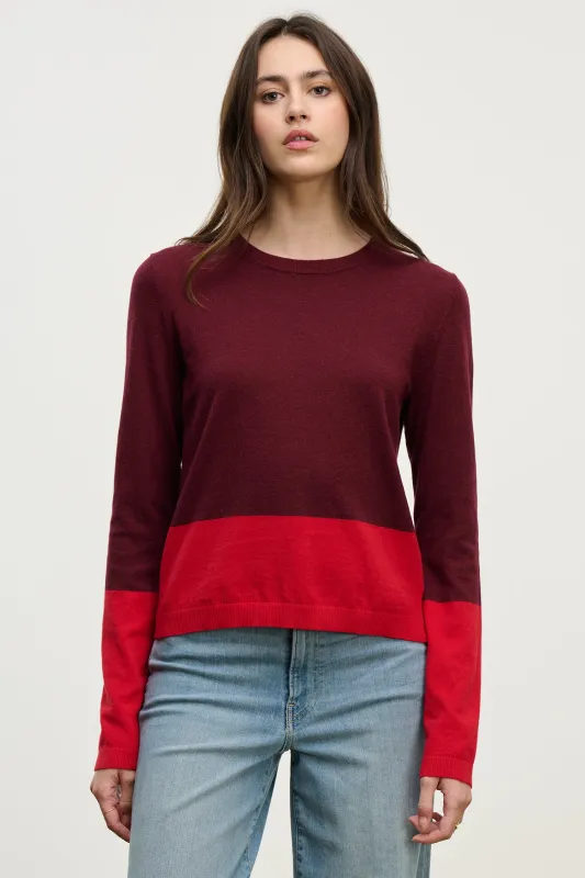 ROXY SWEATER IN SYRAH sold by Velvet Tees