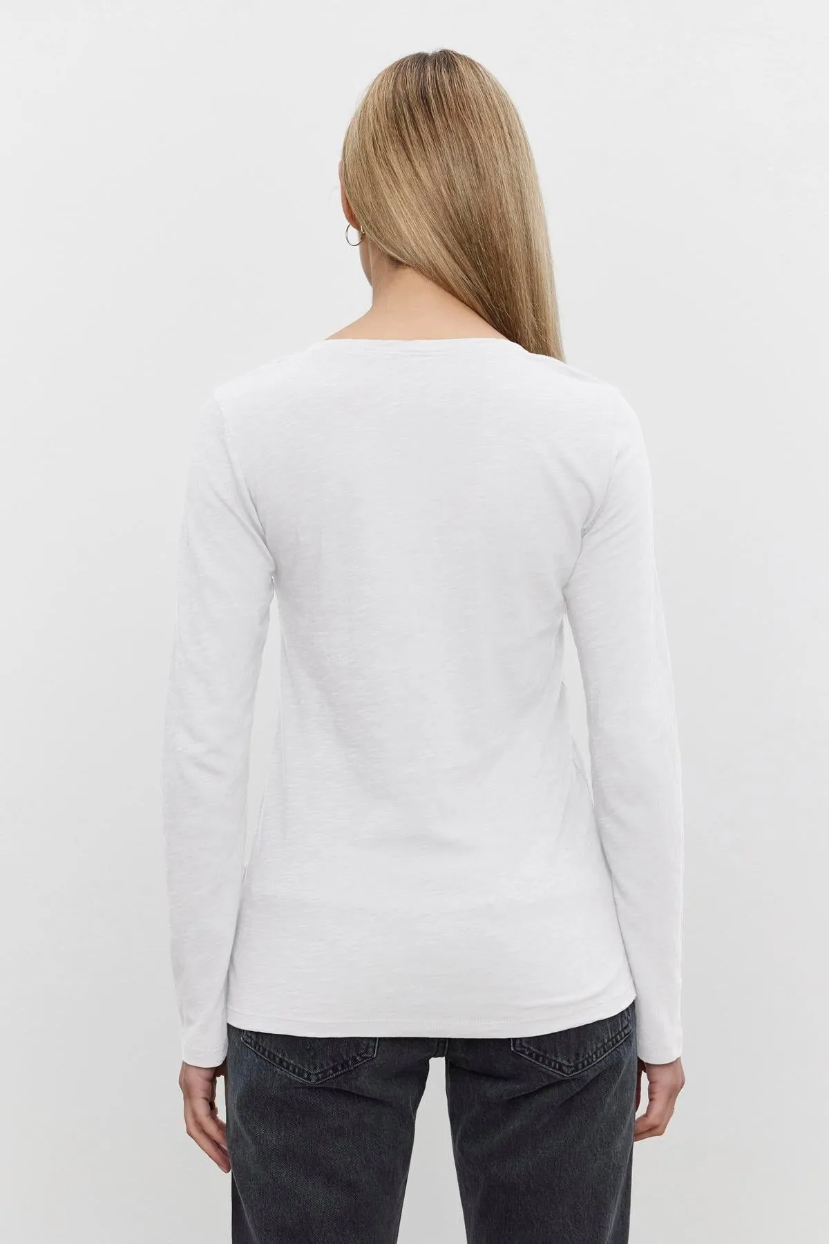 BLAIRE TOP IN WHITE sold by Velvet Tees product image thumbnail 3