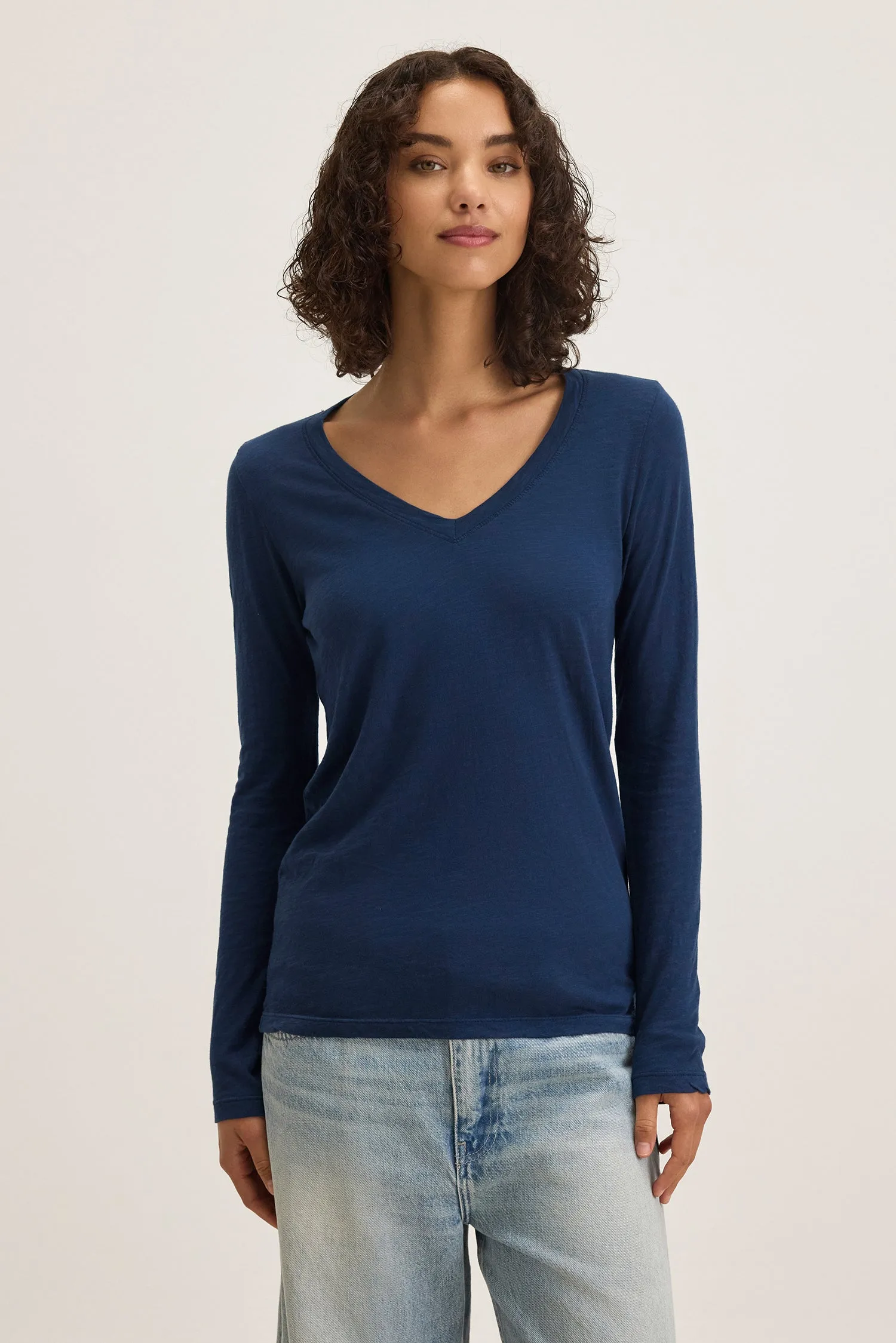 BLAIRE TOP IN MIDNIGHT sold by Velvet Tees