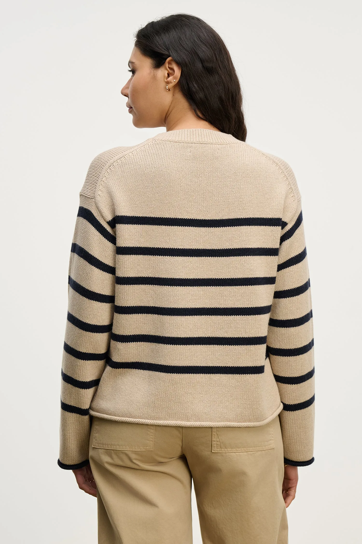 LUCIA SWEATER IN OAT sold by Velvet Tees product image thumbnail 2