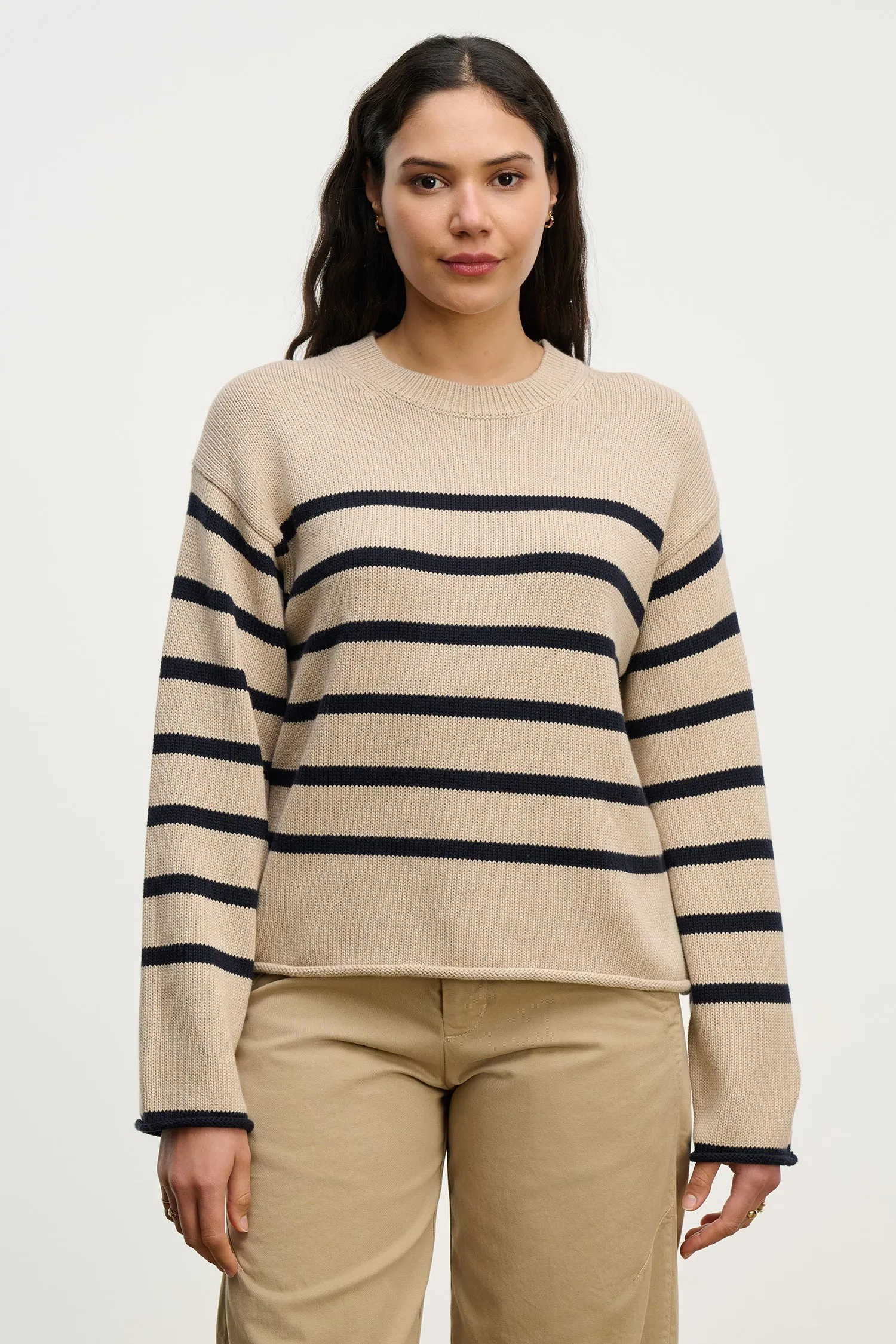 LUCIA SWEATER IN OAT sold by Velvet Tees
