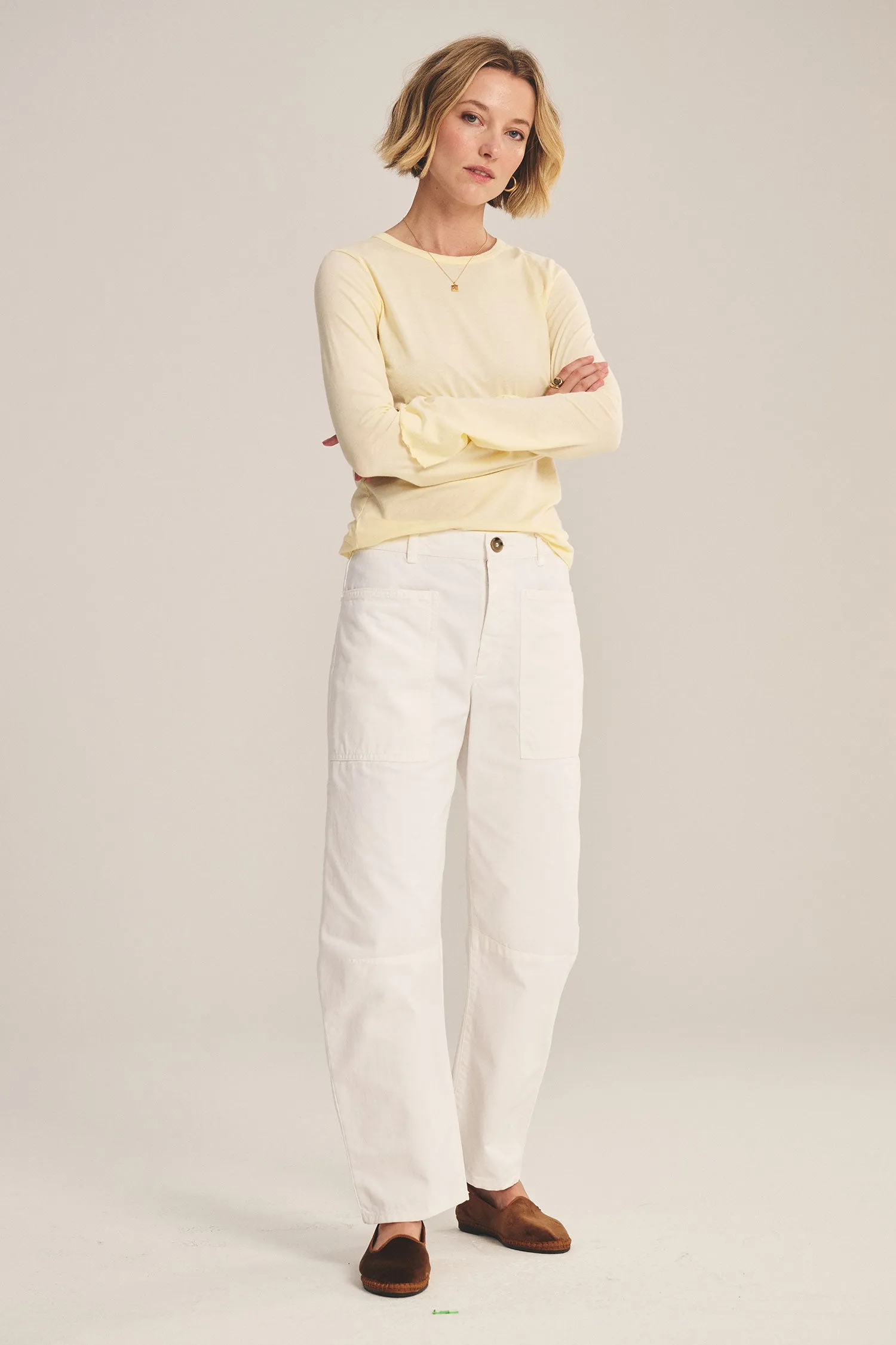 BRYLIE TROUSER IN SLEET sold by Velvet Tees product image thumbnail 3