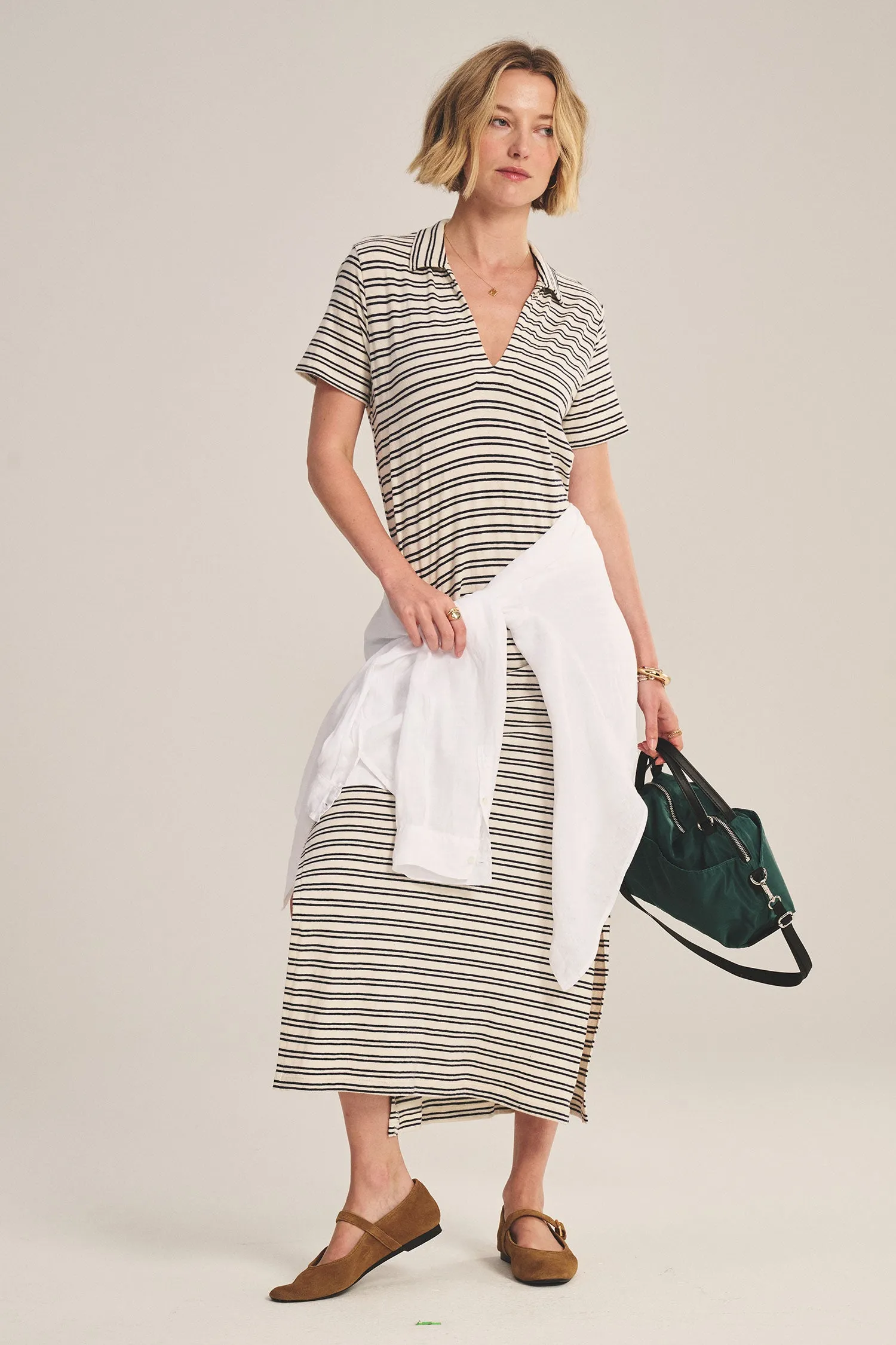 CORIN DRESS IN NAVY sold by Velvet Tees product image thumbnail 3