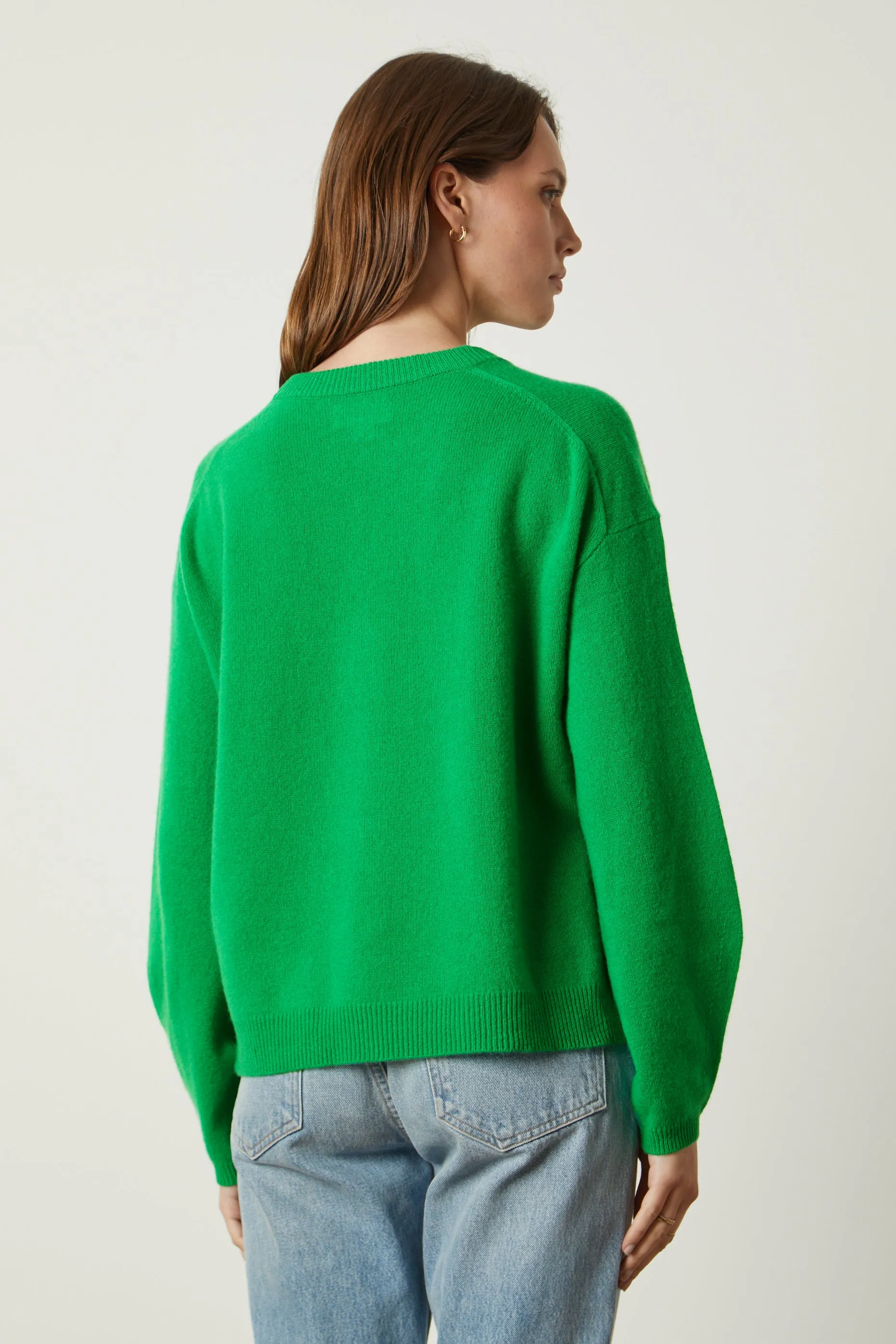BRYNNE CASHMERE CLASSICS TOP IN GRASS sold by Velvet Tees product image thumbnail 3