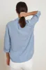 VERN WOVEN LINEN BUTTON UP SHIRT IN BELIZE sold by Velvet Tees