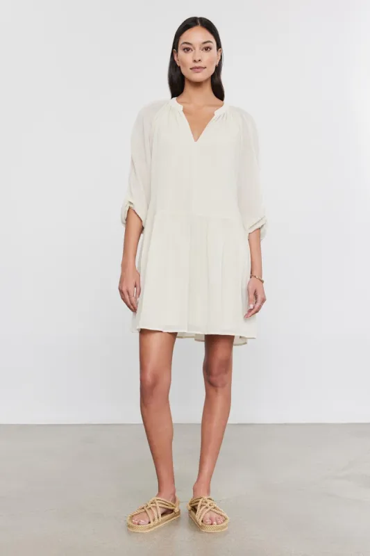 SLOAN DRESS IN SAND sold by Velvet Tees