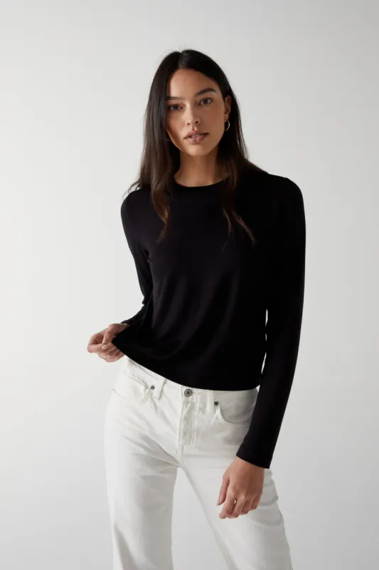 PACIFICA TEE IN BLACK sold by Velvet Tees