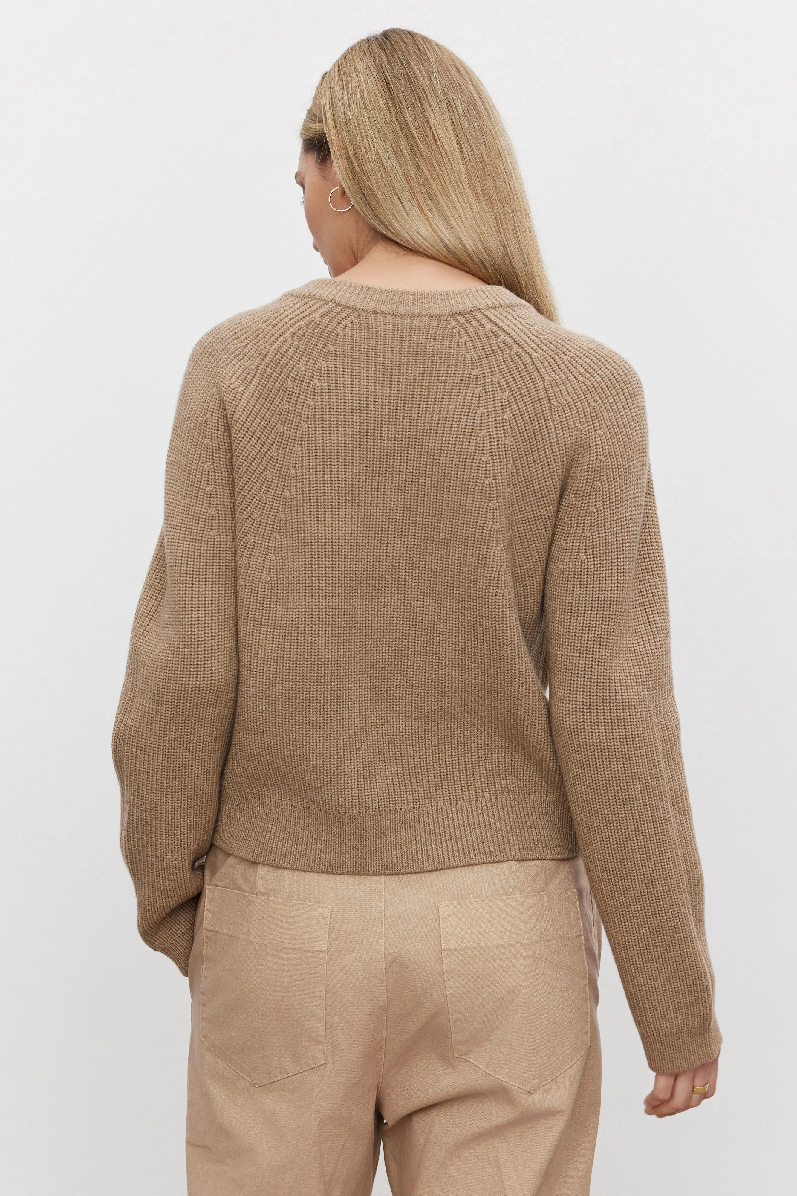 SHAYLA CARDIGAN IN CAMEL sold by Velvet Tees product image thumbnail 3