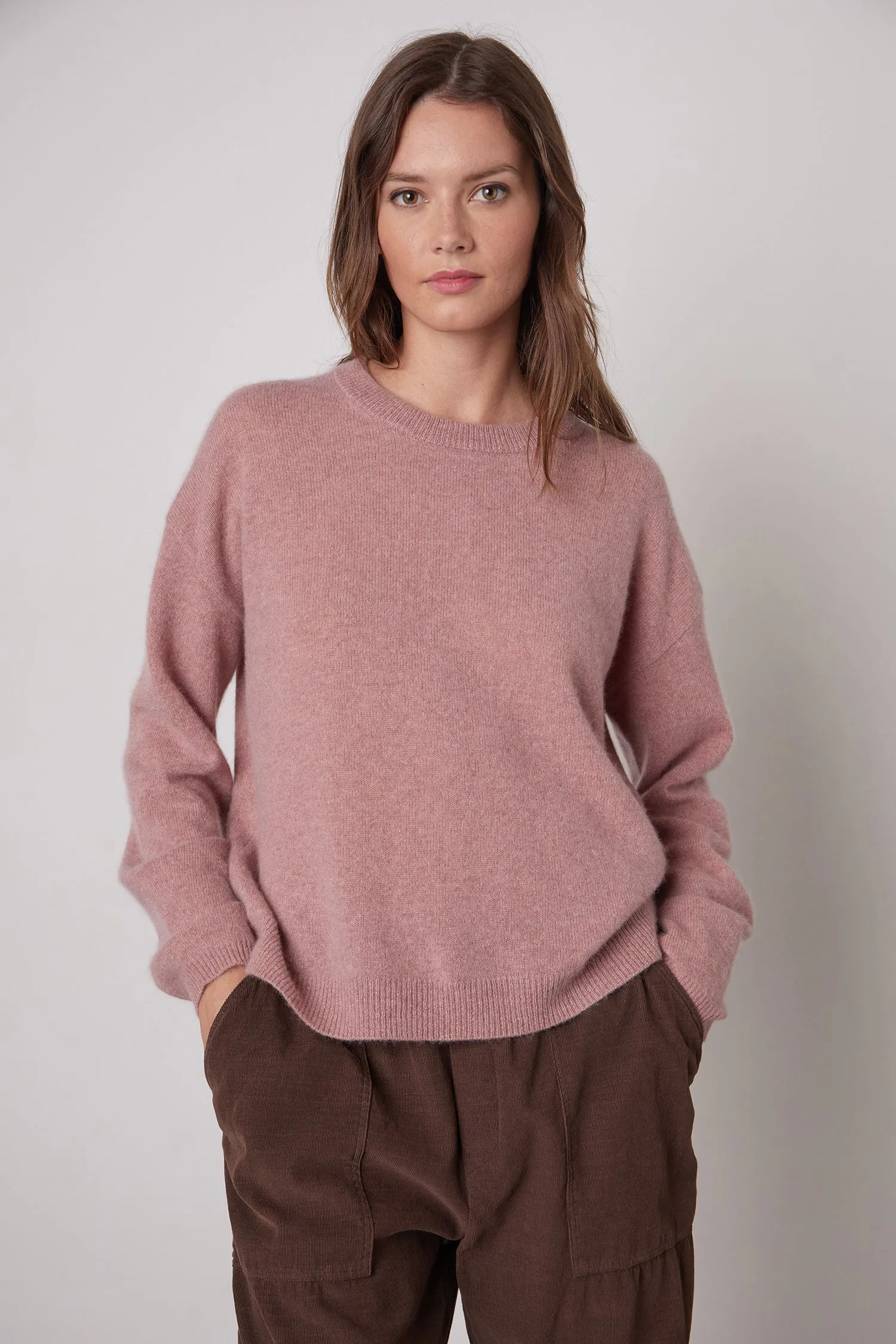 BRYNNE CASHMERE CLASSICS TOP IN ROSEBUD sold by Velvet Tees product image thumbnail 2