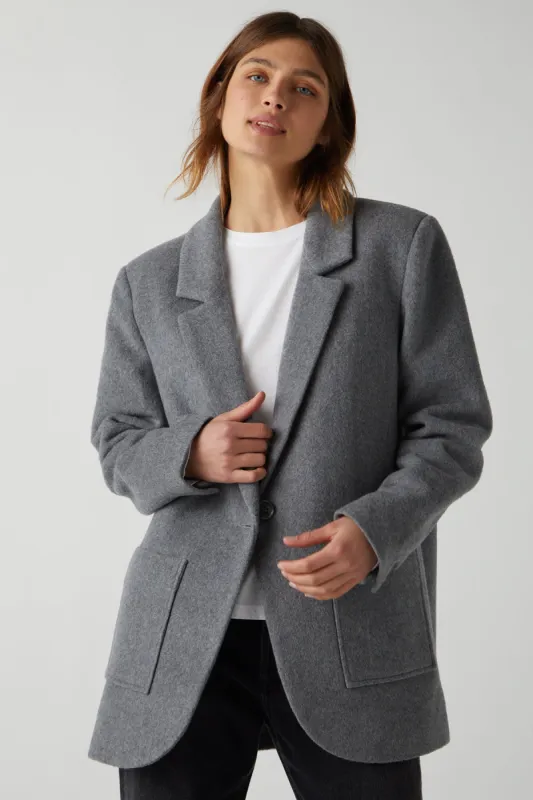 ALAMOS BLAZER IN GREY sold by Velvet Tees